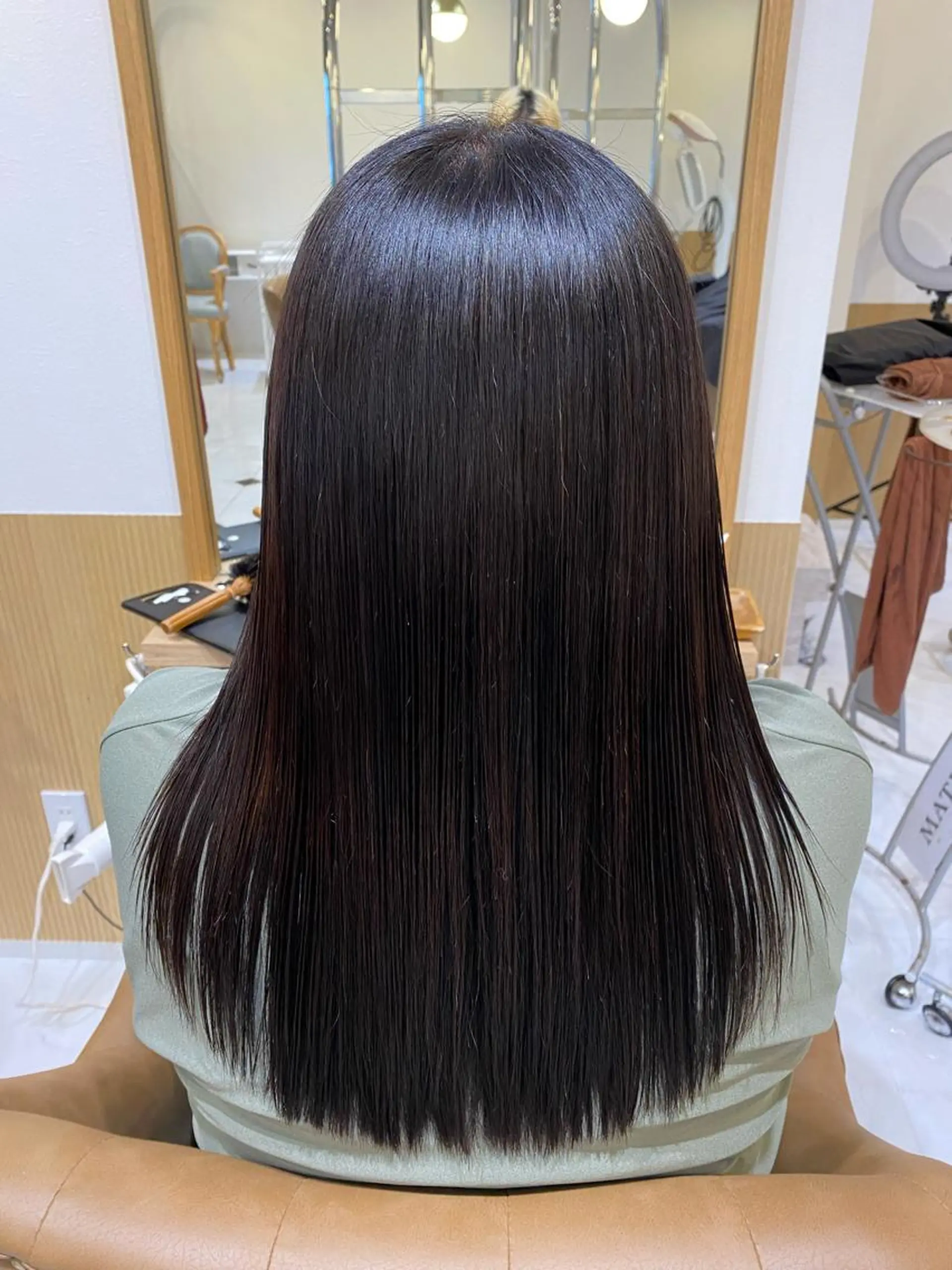 ロング 髪質改善 縮毛矯正 トリートメント 坂井 茅聖のヘアスタイル