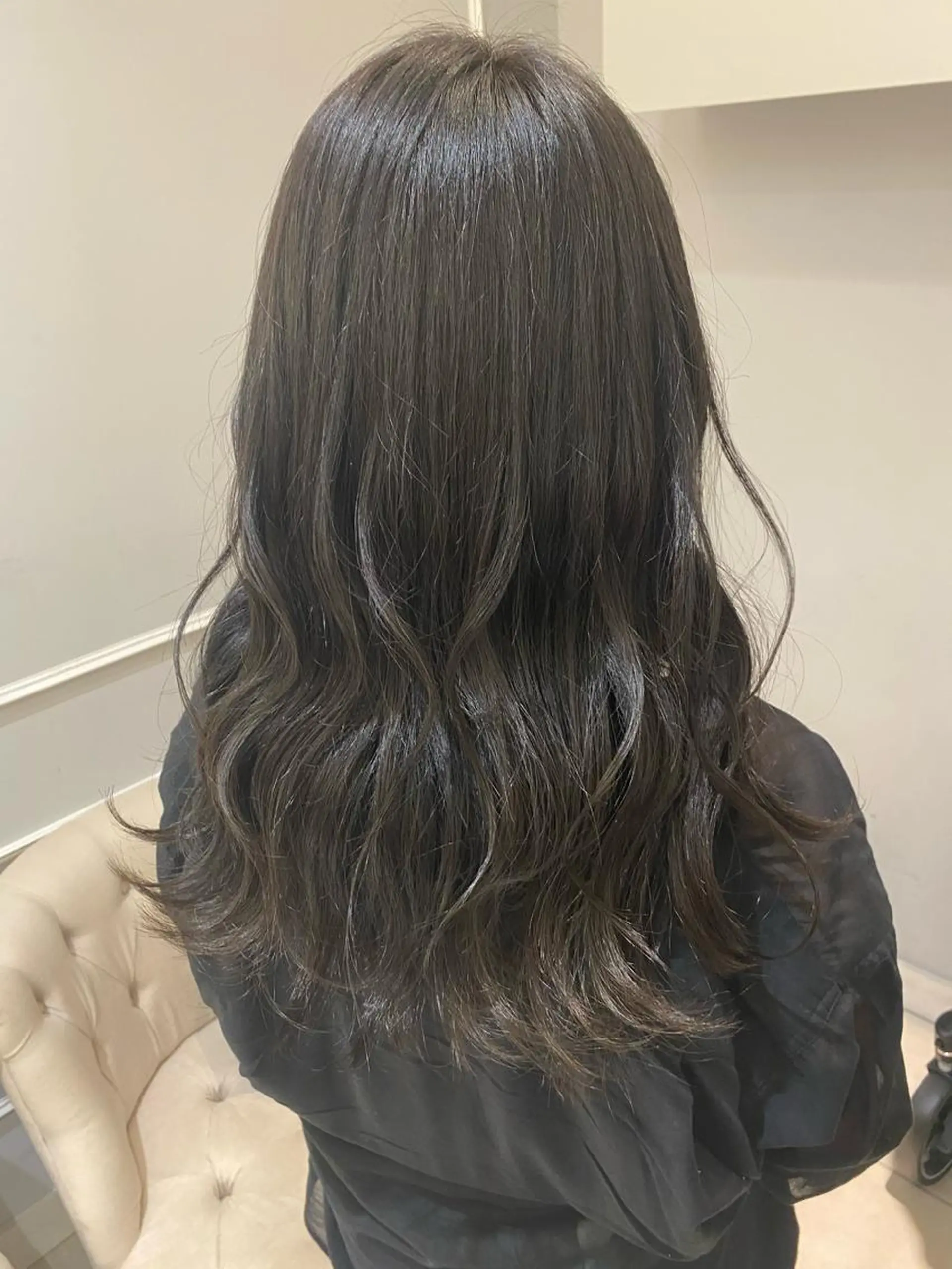 セミロング 韓国ヘア🍒渡辺 咲🍒のヘアスタイル