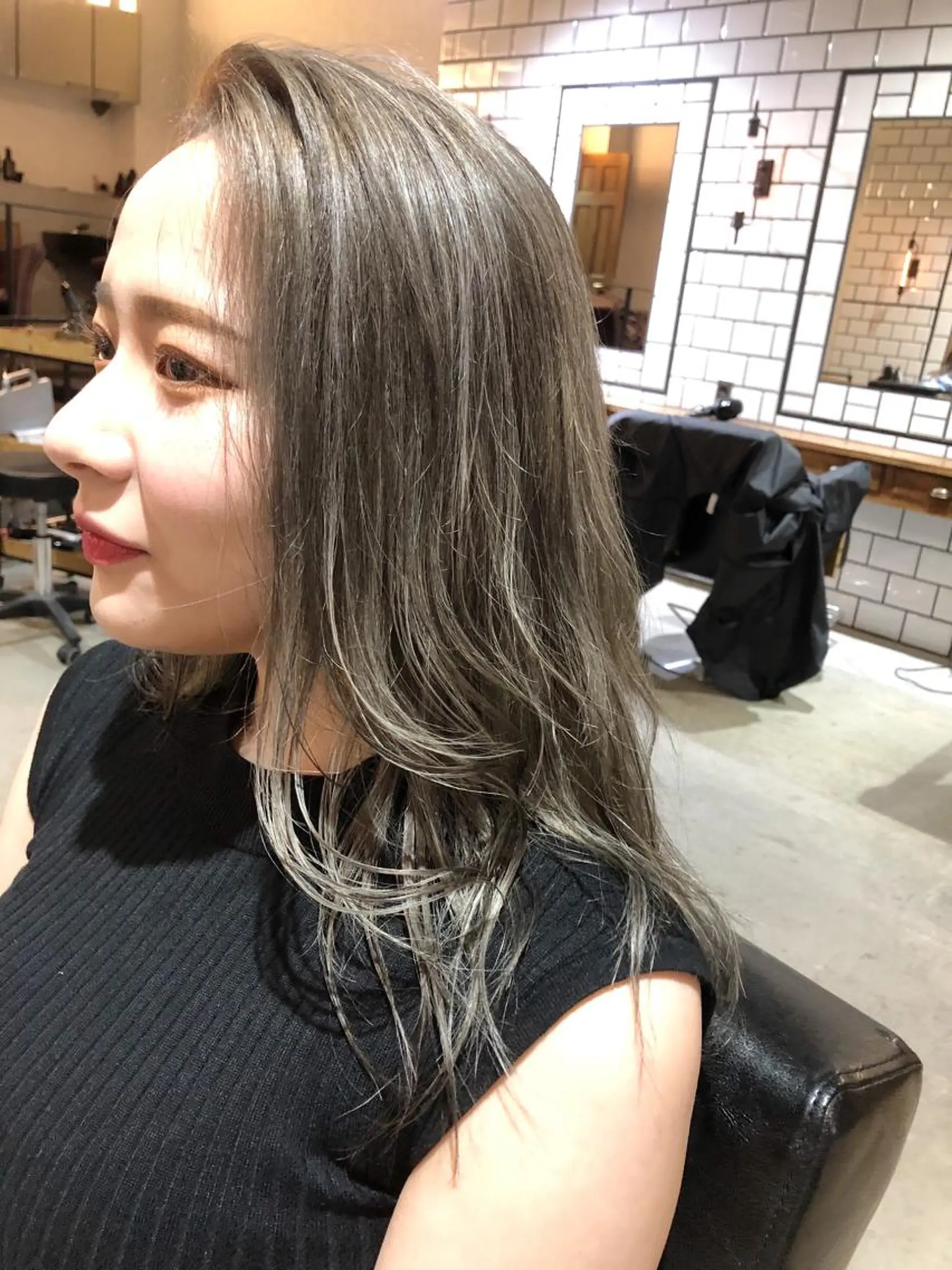 ミディアム カラー 倉家 聖のヘアスタイル