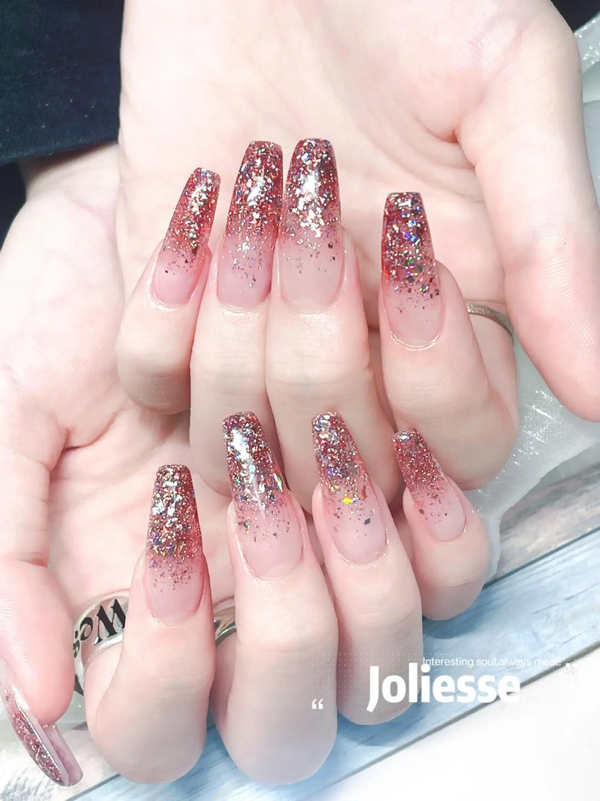ネイル グラデーション スカルプネイル Joliesse nail salonのネイルデザイン