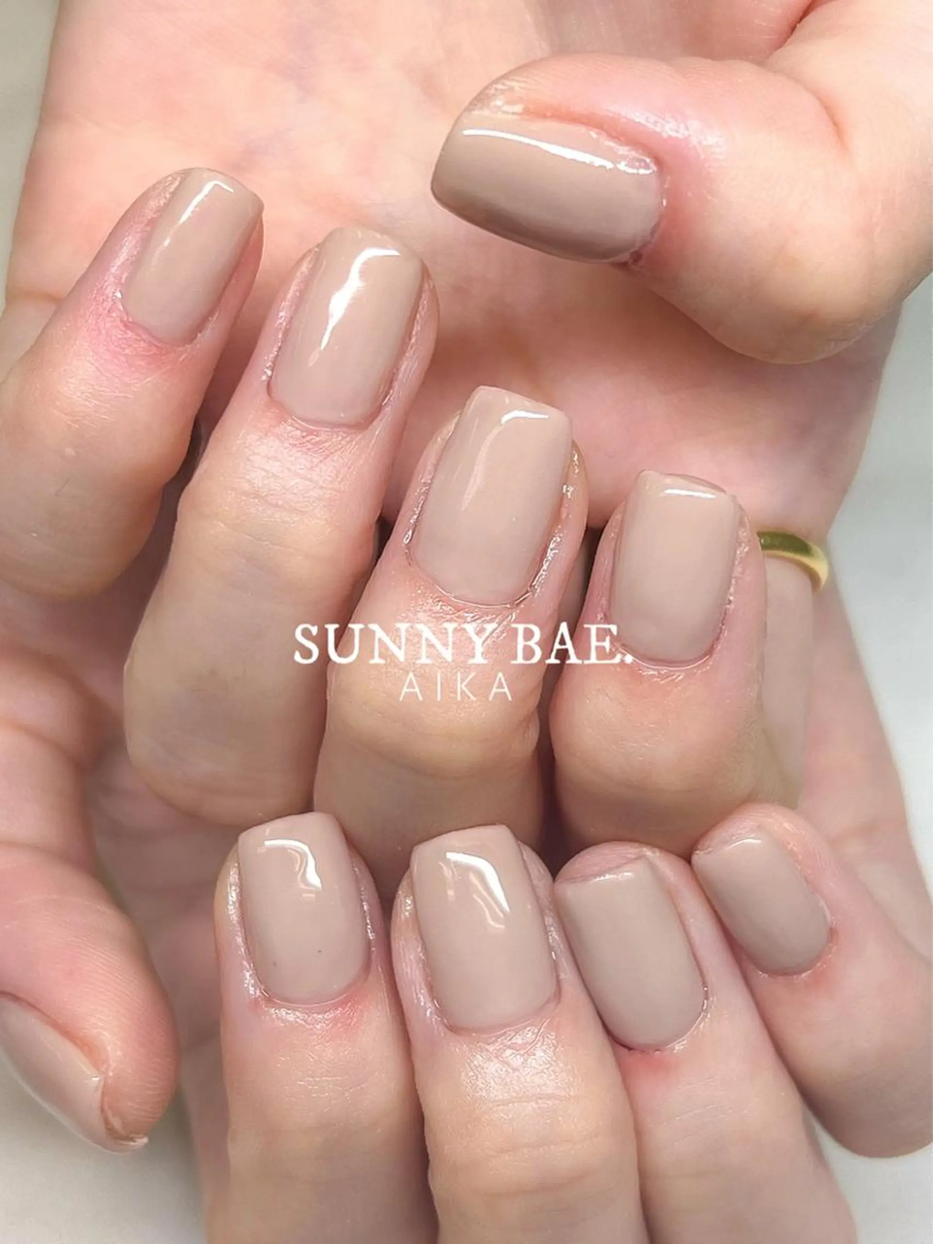 ショート ネイル ショートヘア アートネイル ジェルネイル キラキラネイル ロングネイル SUNNY BAE.所属・Made By AIKAのネイルデザイン