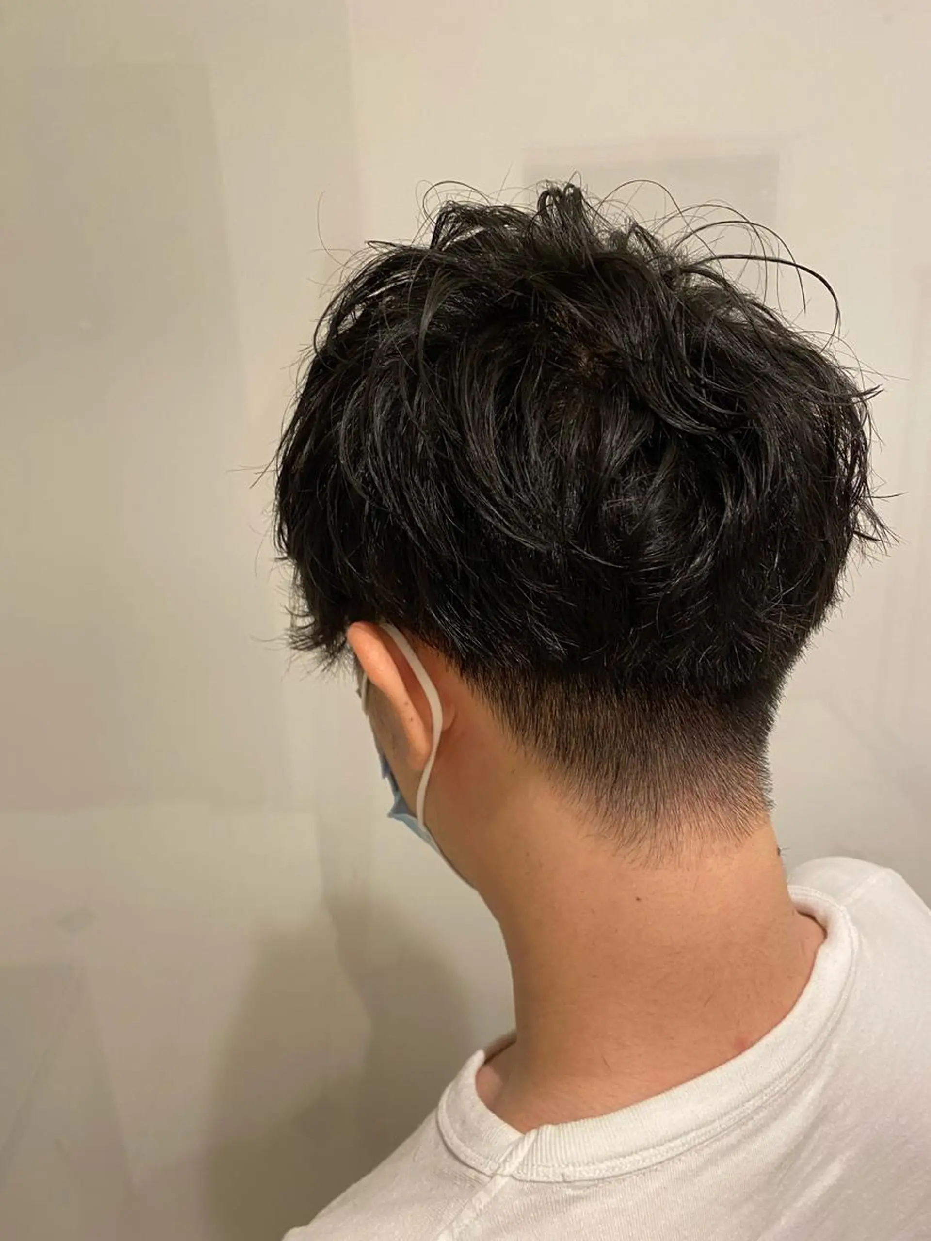 ミディアム パーマ 齋藤 大晟のヘアスタイル