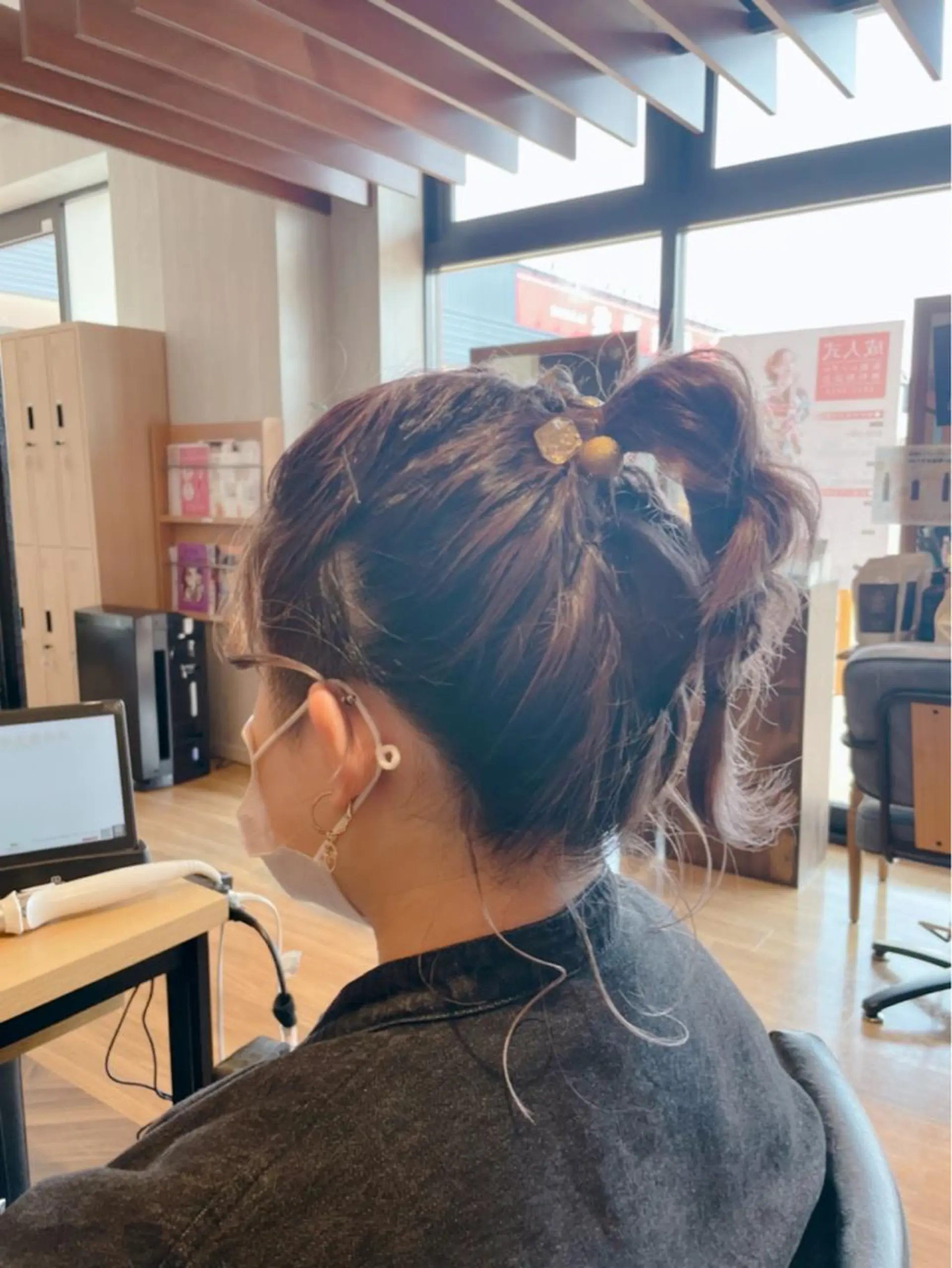 ミディアム ヘアアレンジ WE RULE 札幌店 【ウィールール 札幌店】所属・✨️大人ショート 髙橋朋花のヘアスタイル
