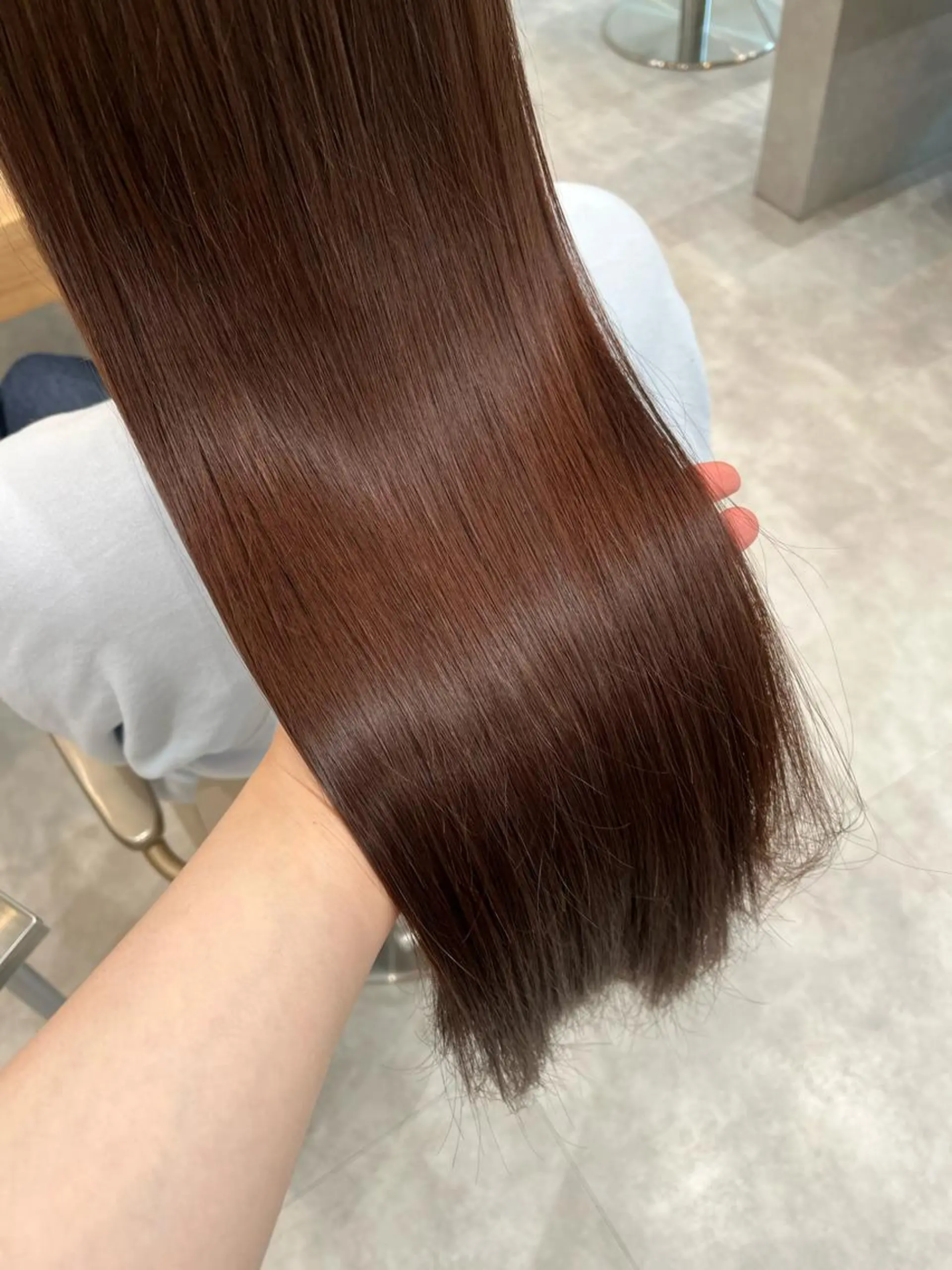 ロング カット ヘアカラー トリートメント ヘッドスパ 近 紗理奈のヘアスタイル