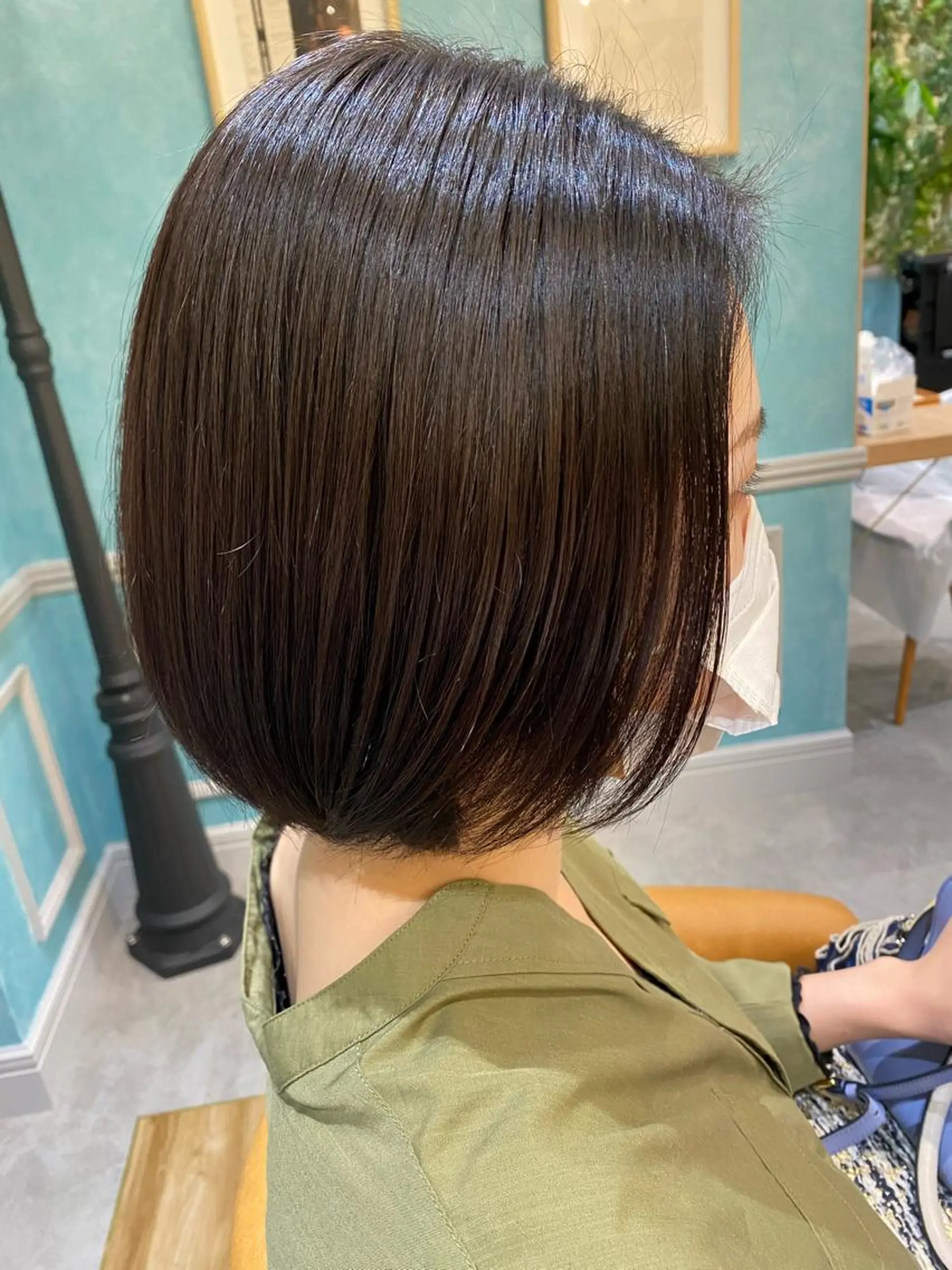 ショート ボブ 山本翔一郎 韓国顔周りレイヤーのヘアスタイル