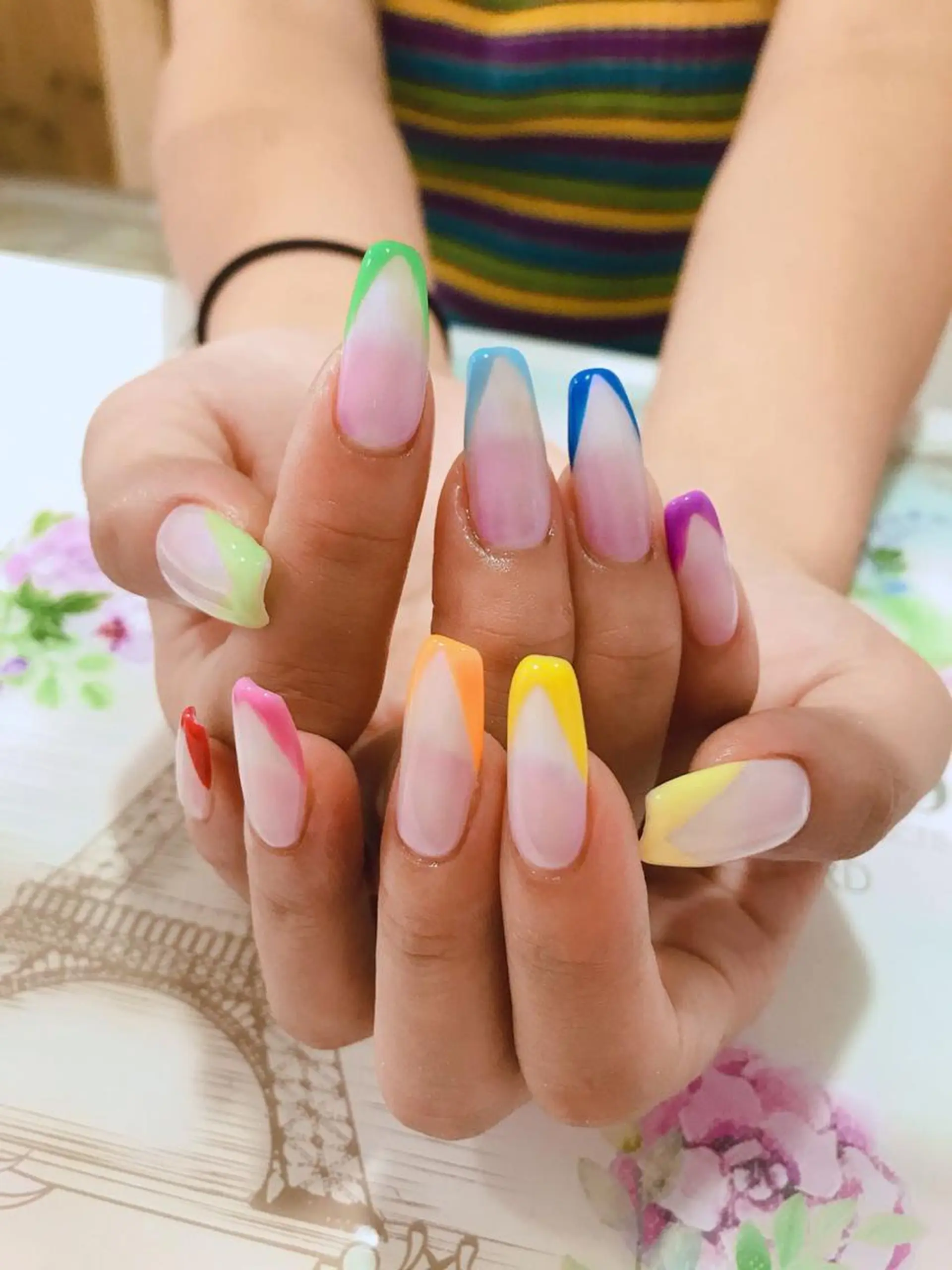 ネイル 長さだし専門店 M2　rikaのネイルデザイン