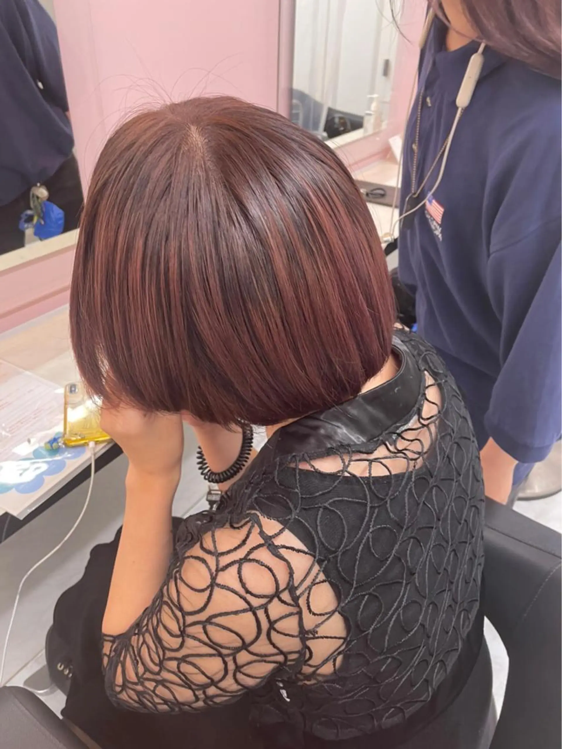 ミディアム カラー ヘアアレンジ 透明感/艶髪/💖 トレンドスタイル💖のヘアスタイル