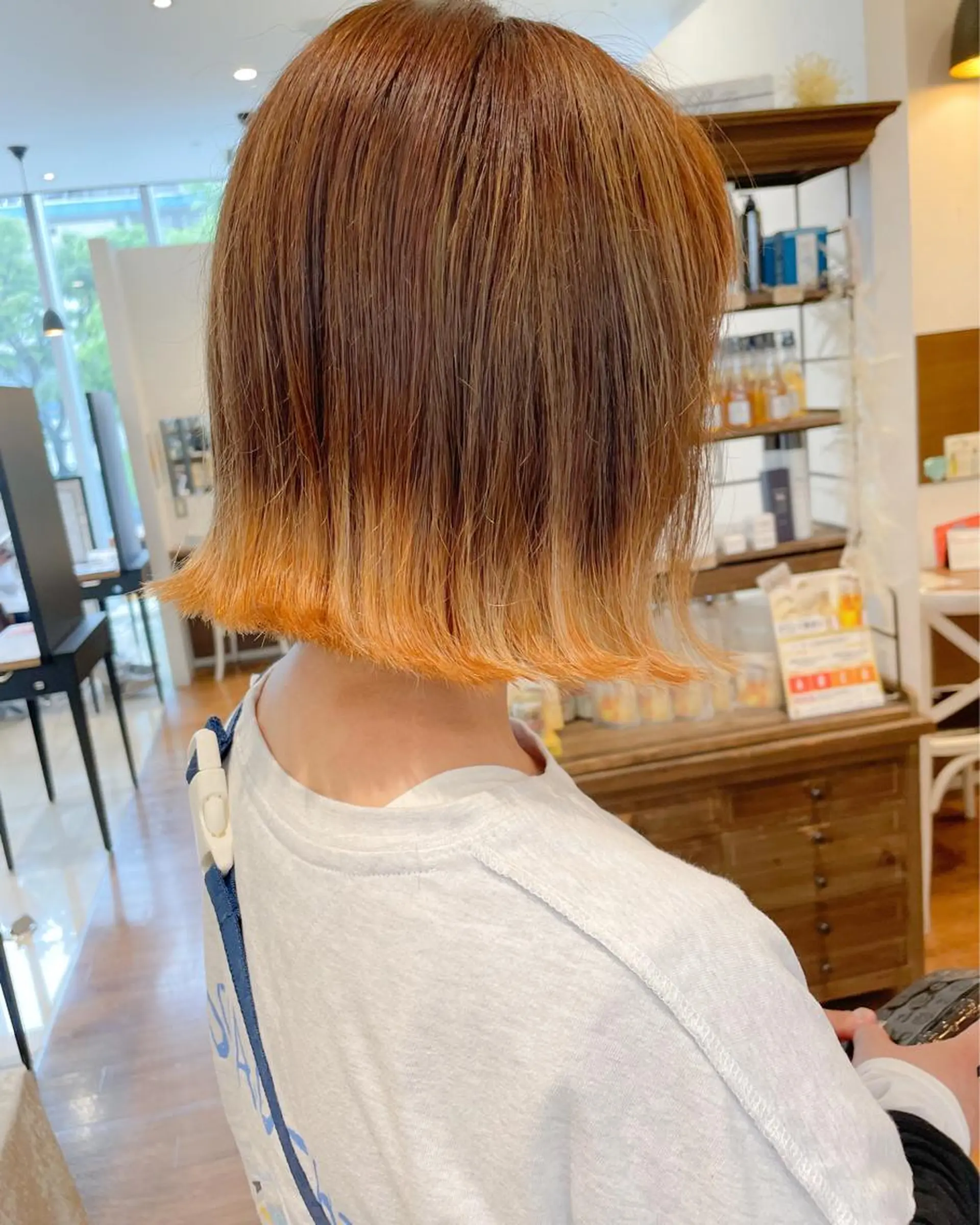 ショート カラー ヘアカラー トリートメント 髪質改善/ブリーチ 田代 龍我のヘアスタイル