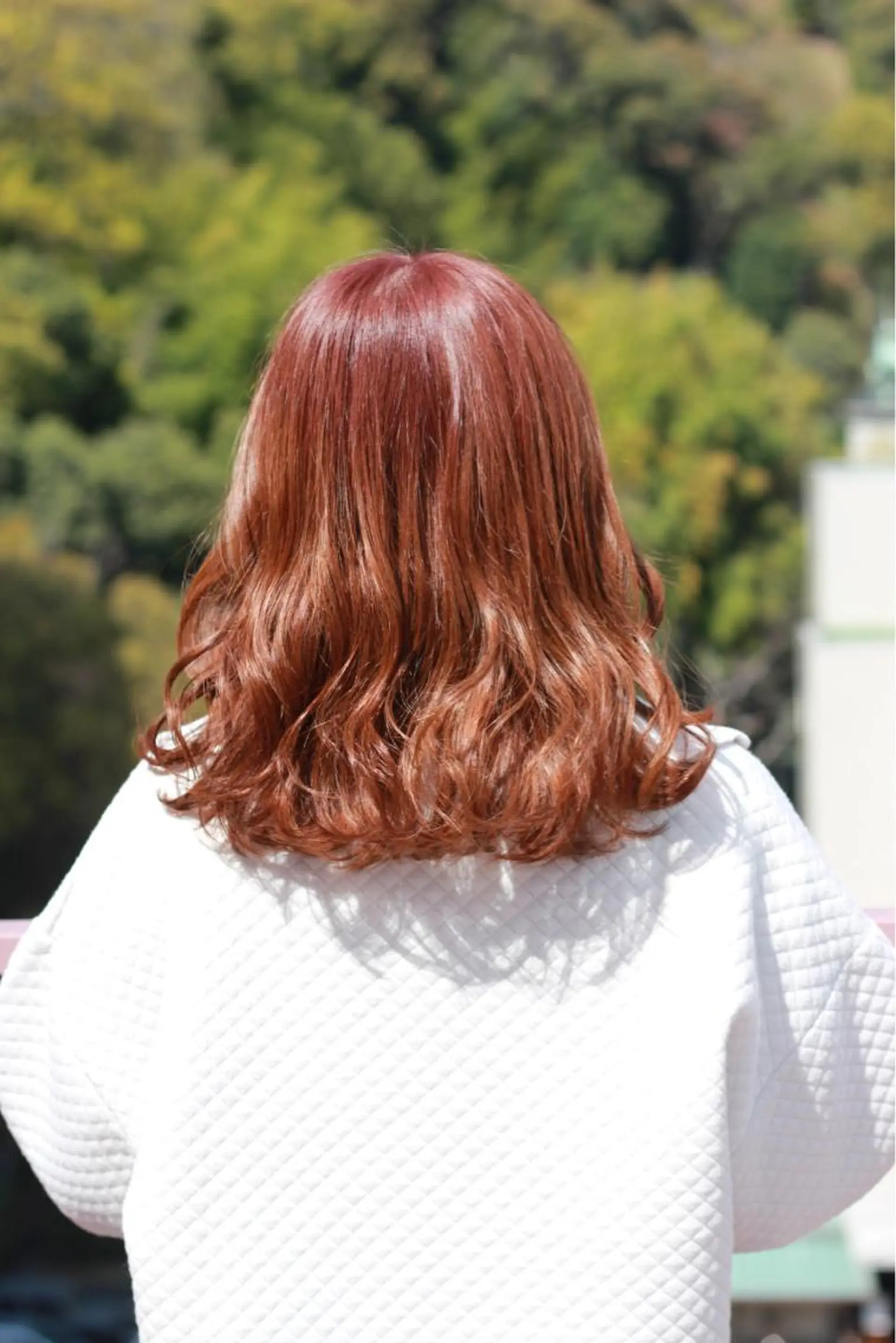 ミディアム カラー ベージュカラー オレンジ オレンジベージュ ヘアカラー Viage （ビアージュ）のヘアスタイル