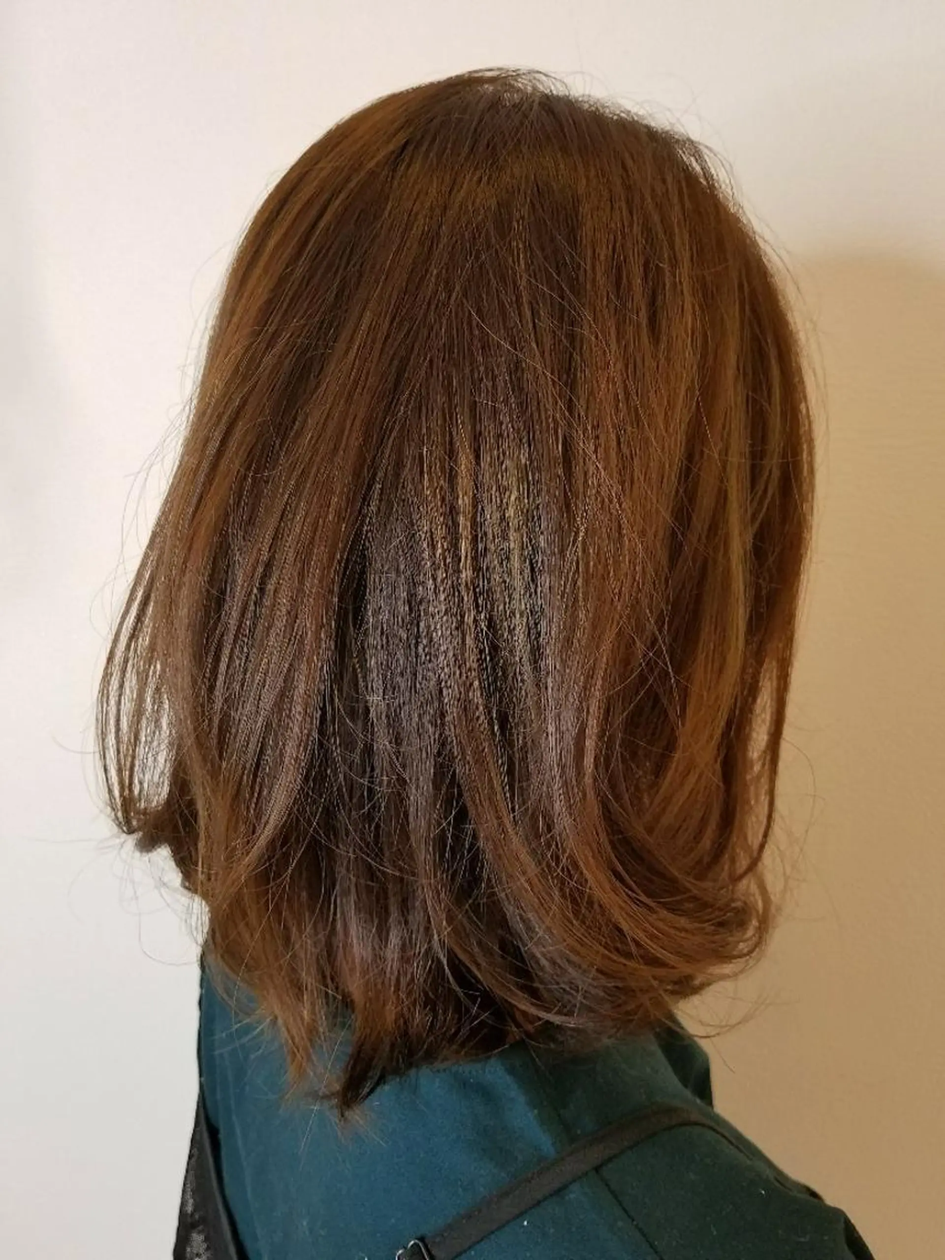 ミディアム カラー ベージュカラー 髪質改善/ハイライト 小林秀樹のヘアスタイル