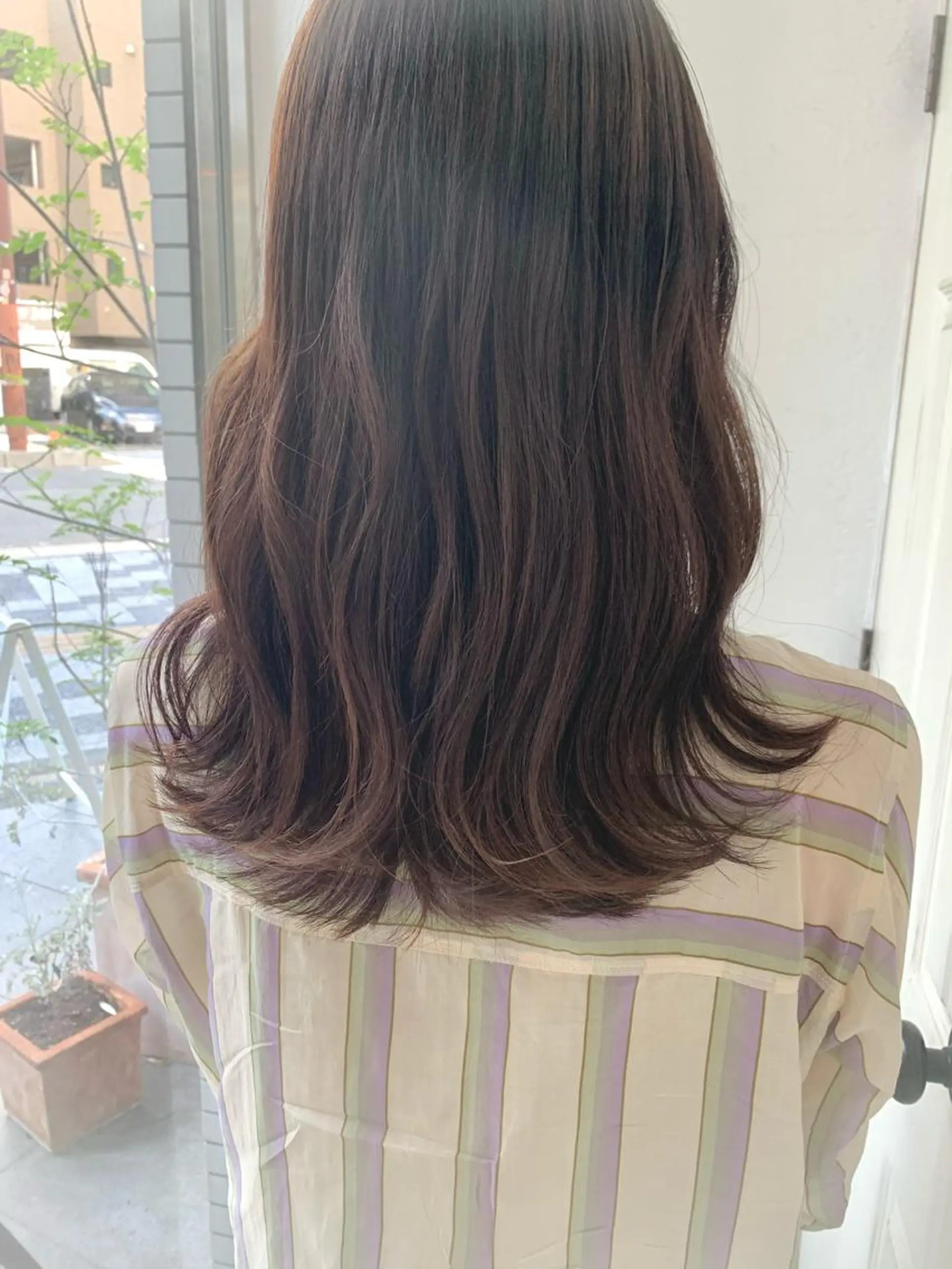 ロング カラー ヘアカラー fio マナミのヘアスタイル