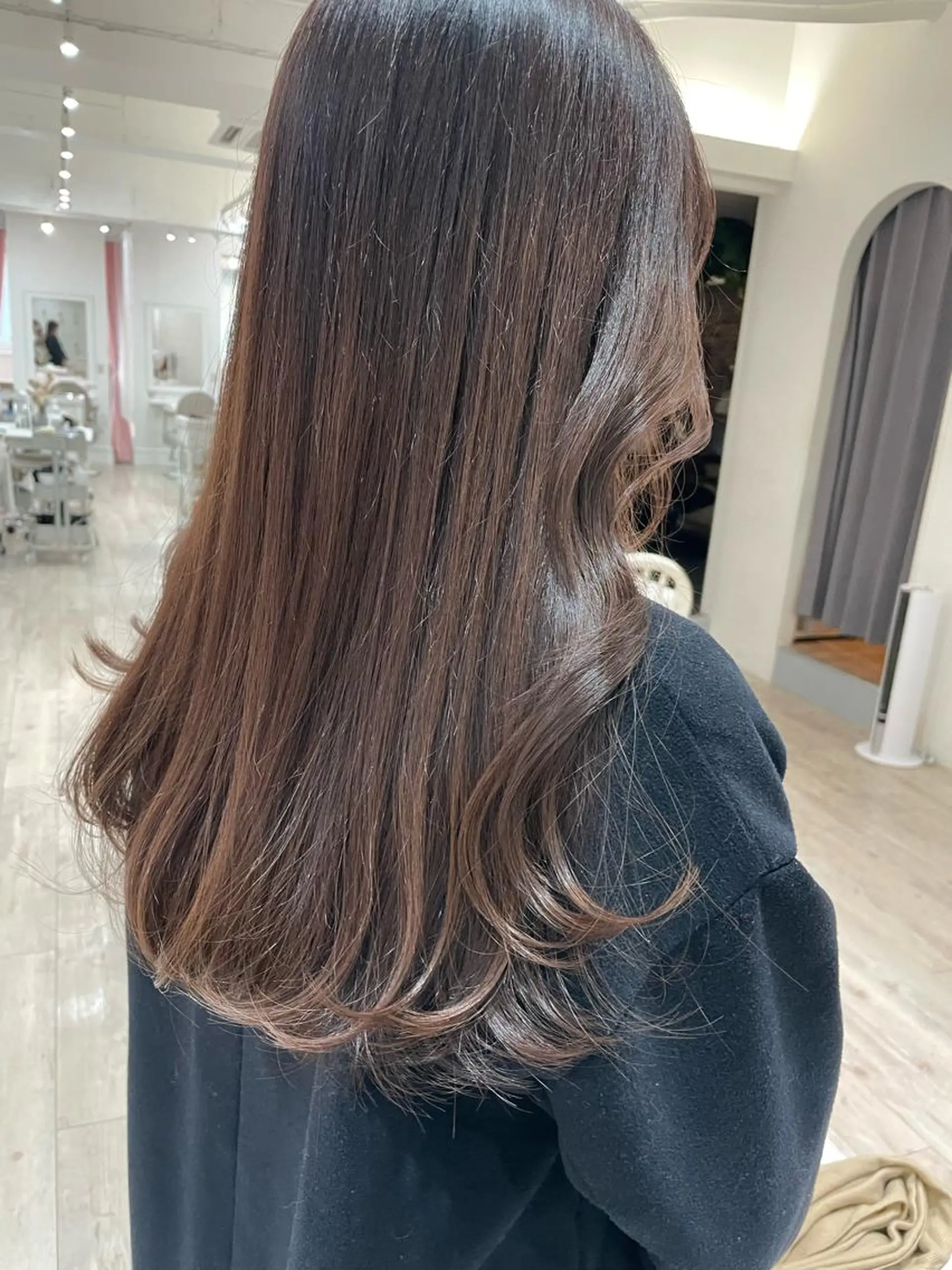 ロング カラー カット ヘアカラー HARUKA韓国ヘア /Luana梅田のヘアスタイル