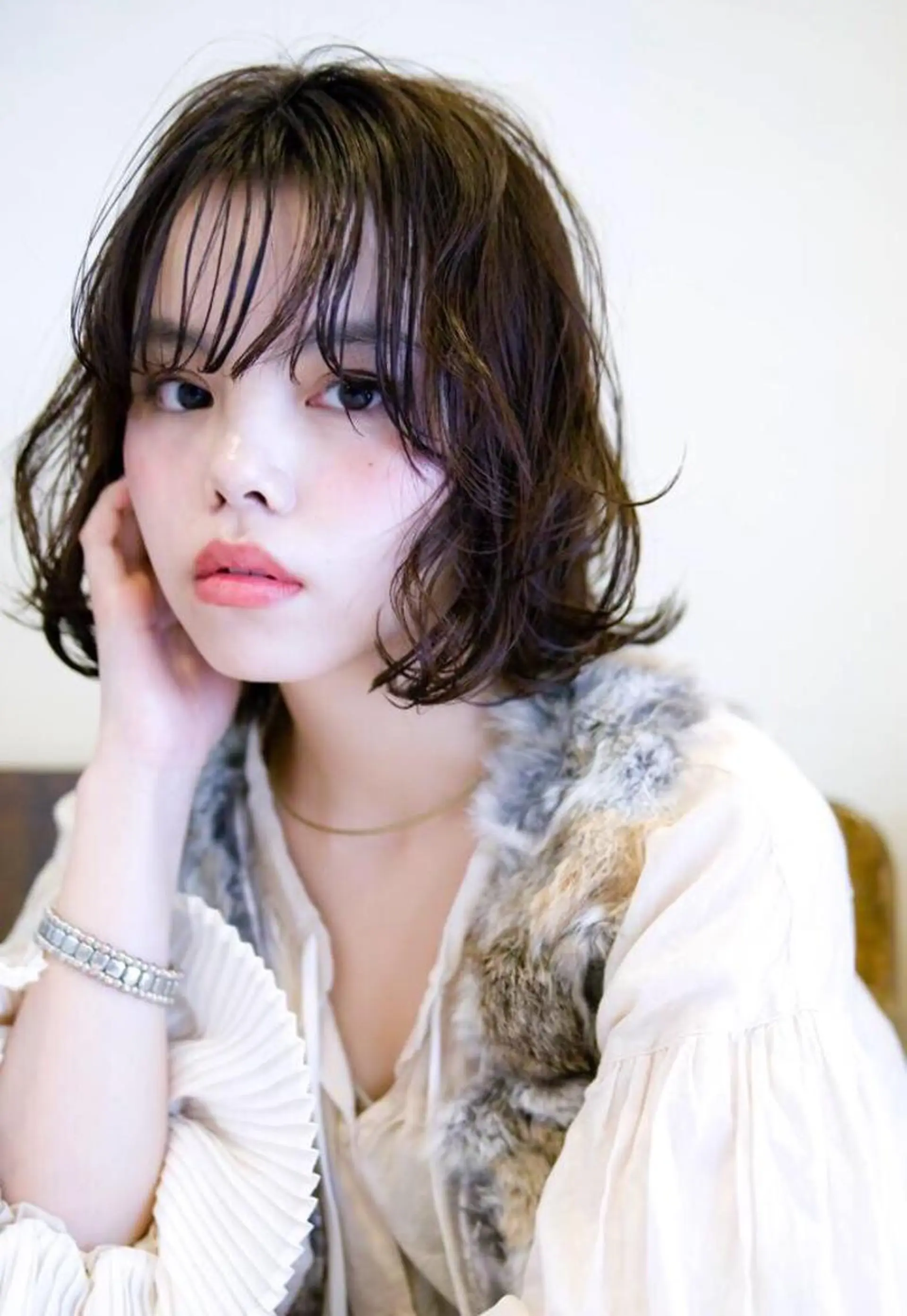 ミディアム カラー パーマ 💘透明感カラー💘 沖本 将宏のヘアスタイル