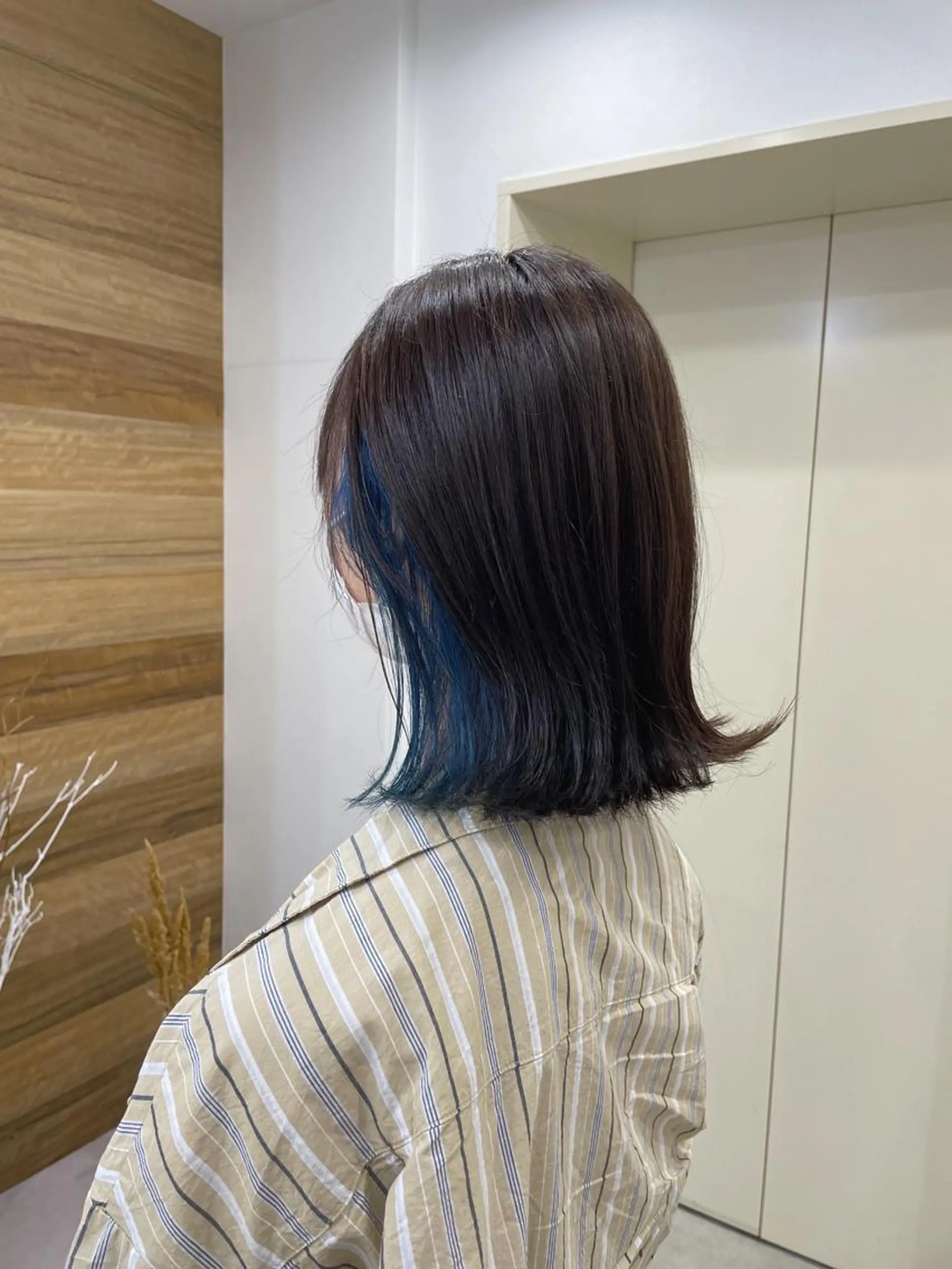 ミディアム 飯塚 青空のヘアスタイル