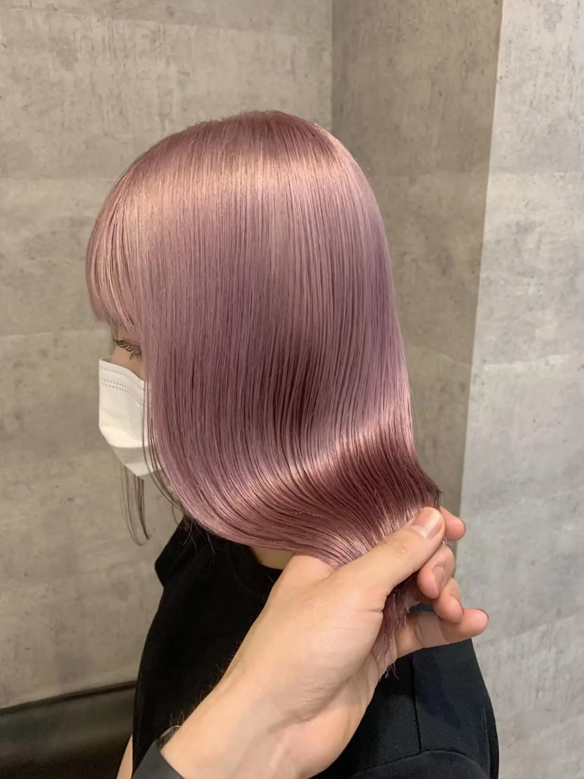 カラー カット ヘアカラー トリートメント ＿WHITE鳳店 アンダーバーホワイトのヘアスタイル