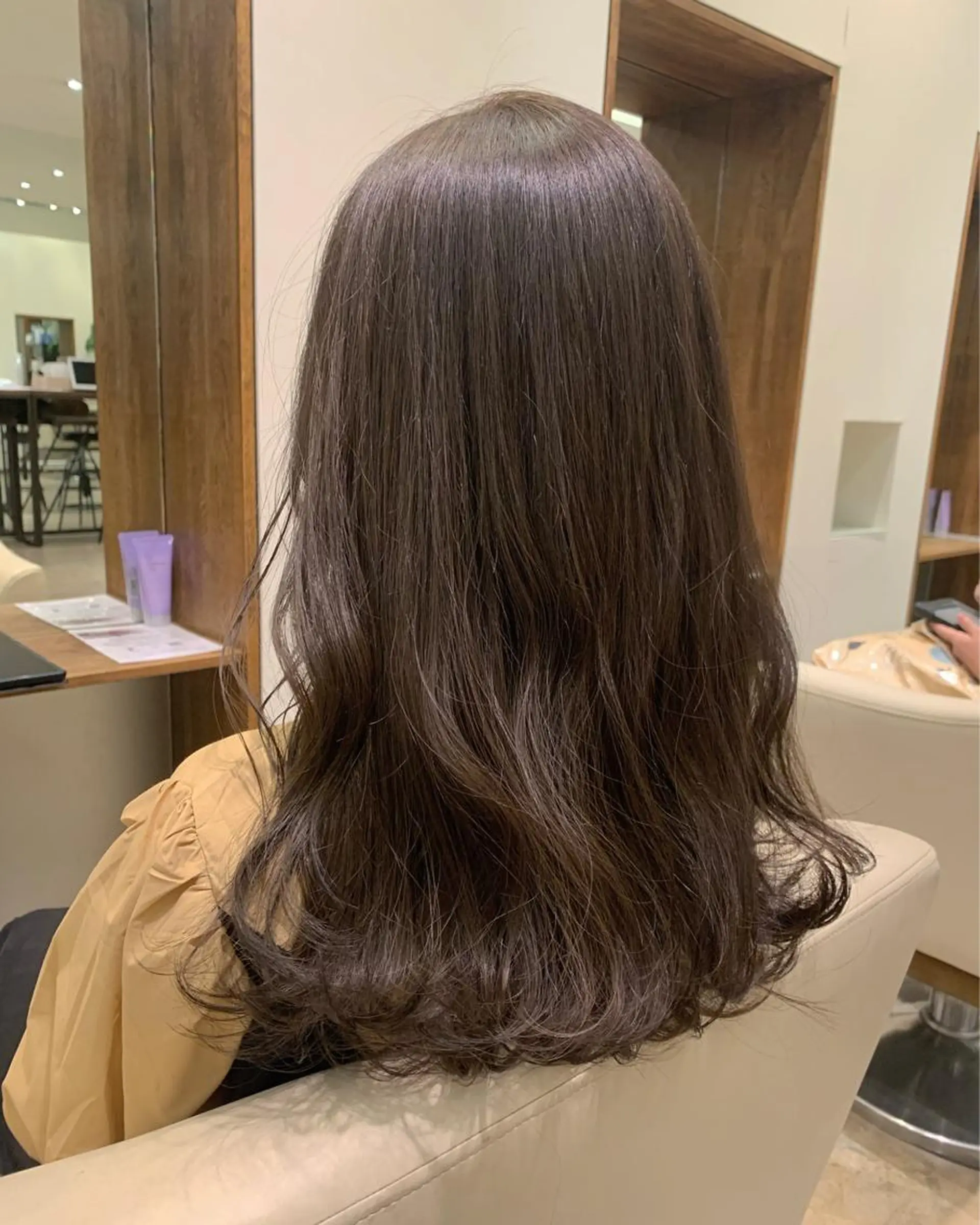 ロング カラー カット ヘアカラー トリートメント 【完全個室】髪質改善 暖色カラー/山崎唯奈のヘアスタイル