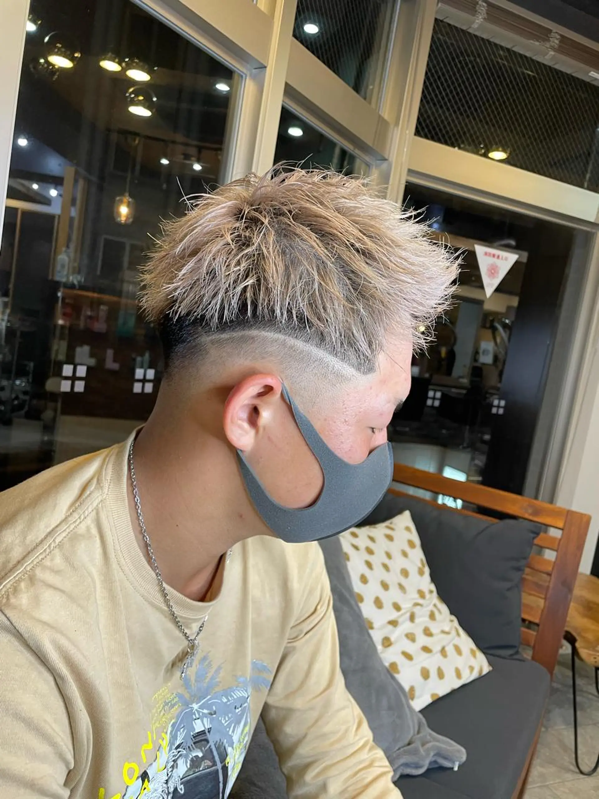 ショート メンズ カット ヘアカラー 【men's Lapis横浜】海人のヘアスタイル