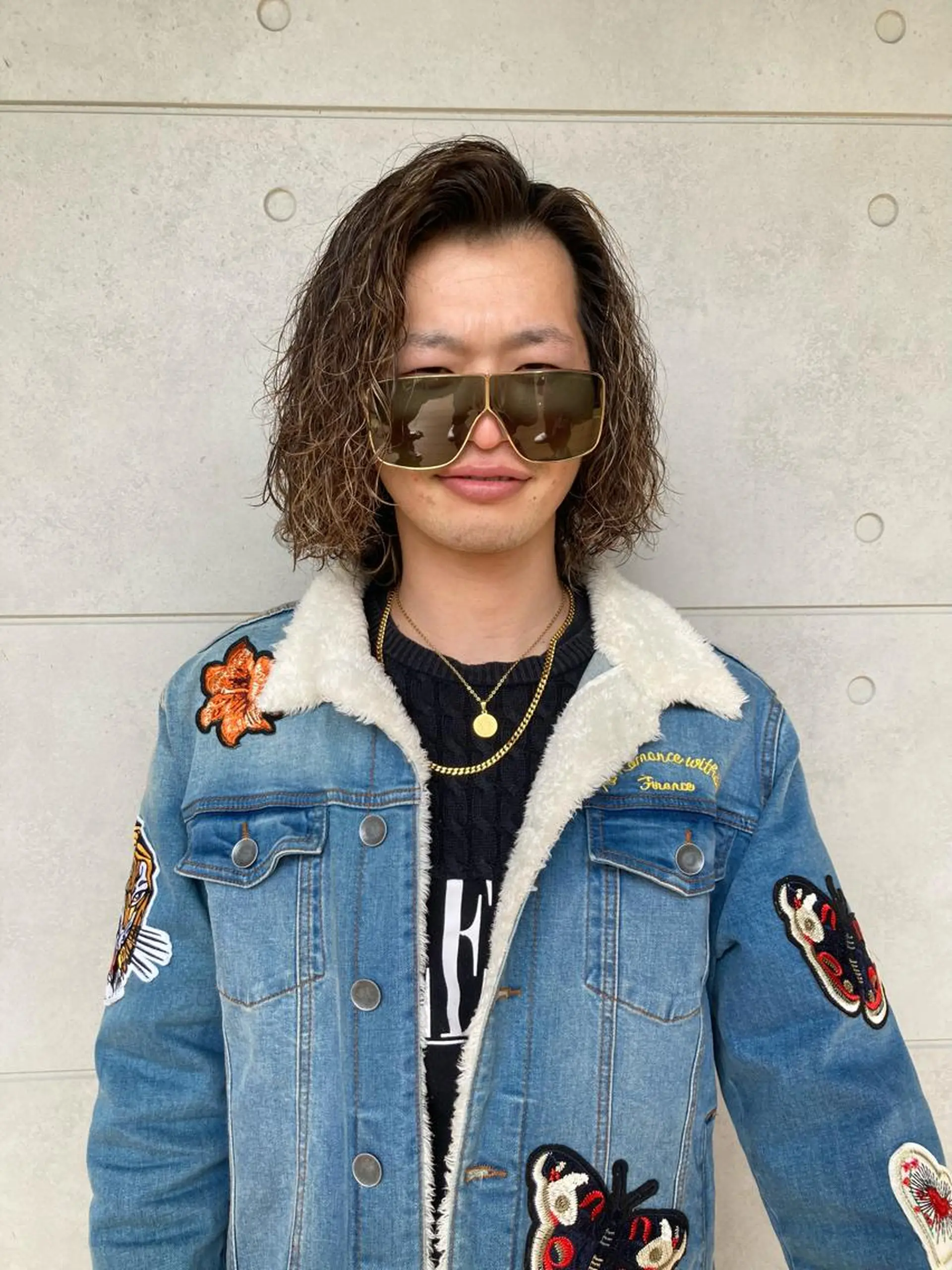 ロング カラー メンズ メンズ特化❤️‍🔥 パーマ職人江口佳乃のヘアスタイル