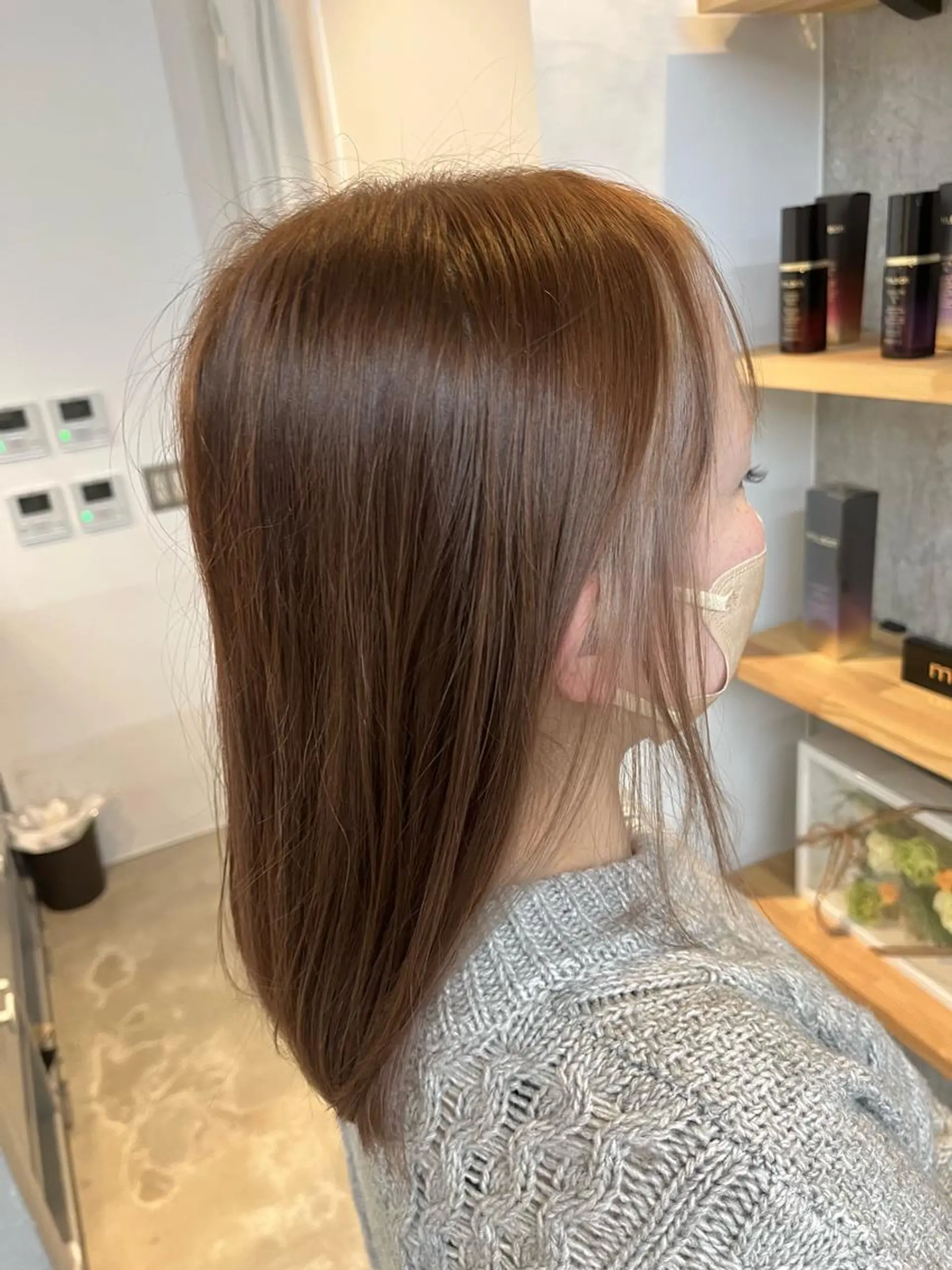 ミディアム カラー ハイトーンカラ ー/小川のヘアスタイル