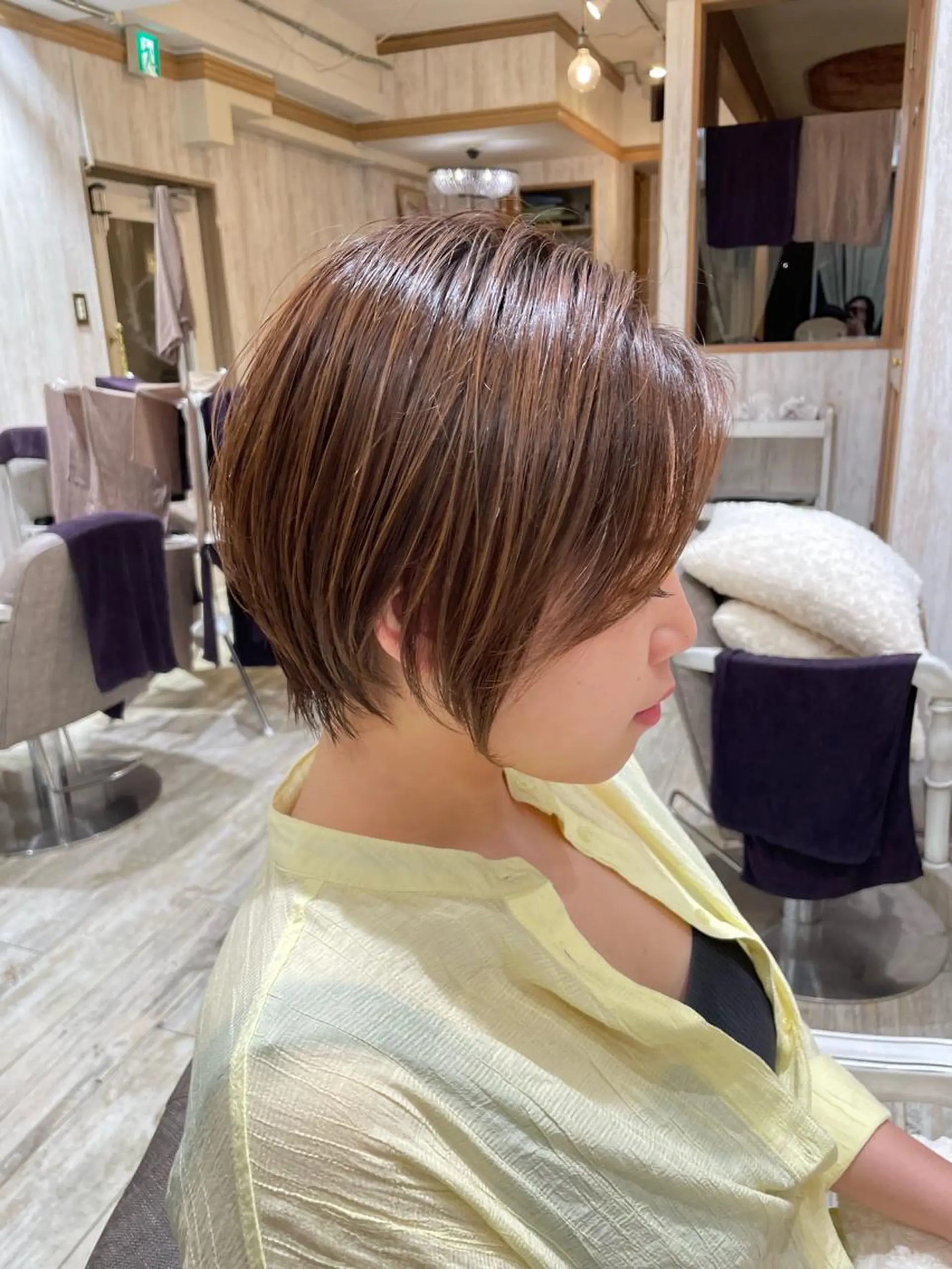 ショート 小野 明日香のヘアスタイル