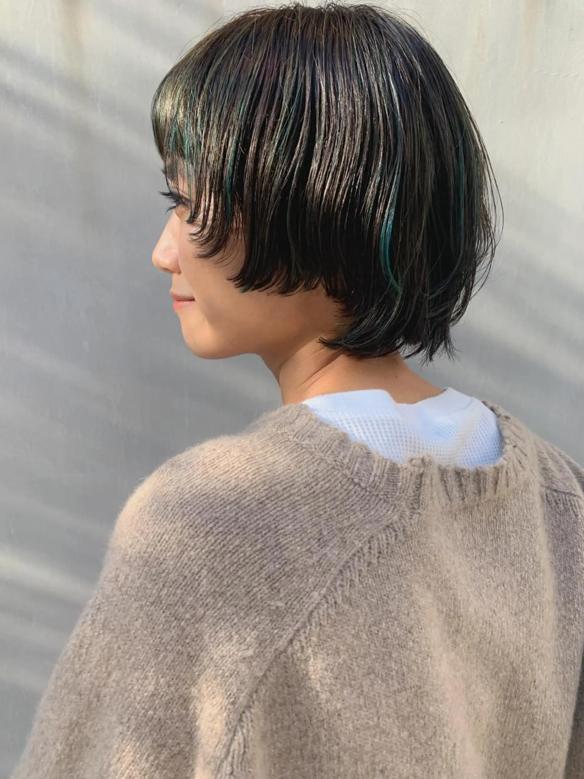 ショート カラー 切りっぱなしボブ ショートボブ ハンサムショート ベリーショート ボブ Spiel所属・Spiel hair salonのヘアスタイル