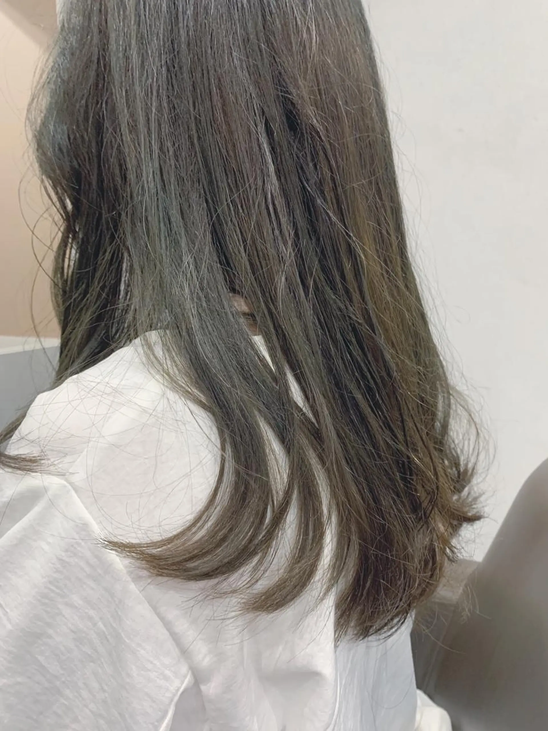 ロング カラー ボブパーマコテ巻き風 パーマNo1深江秀平のヘアスタイル