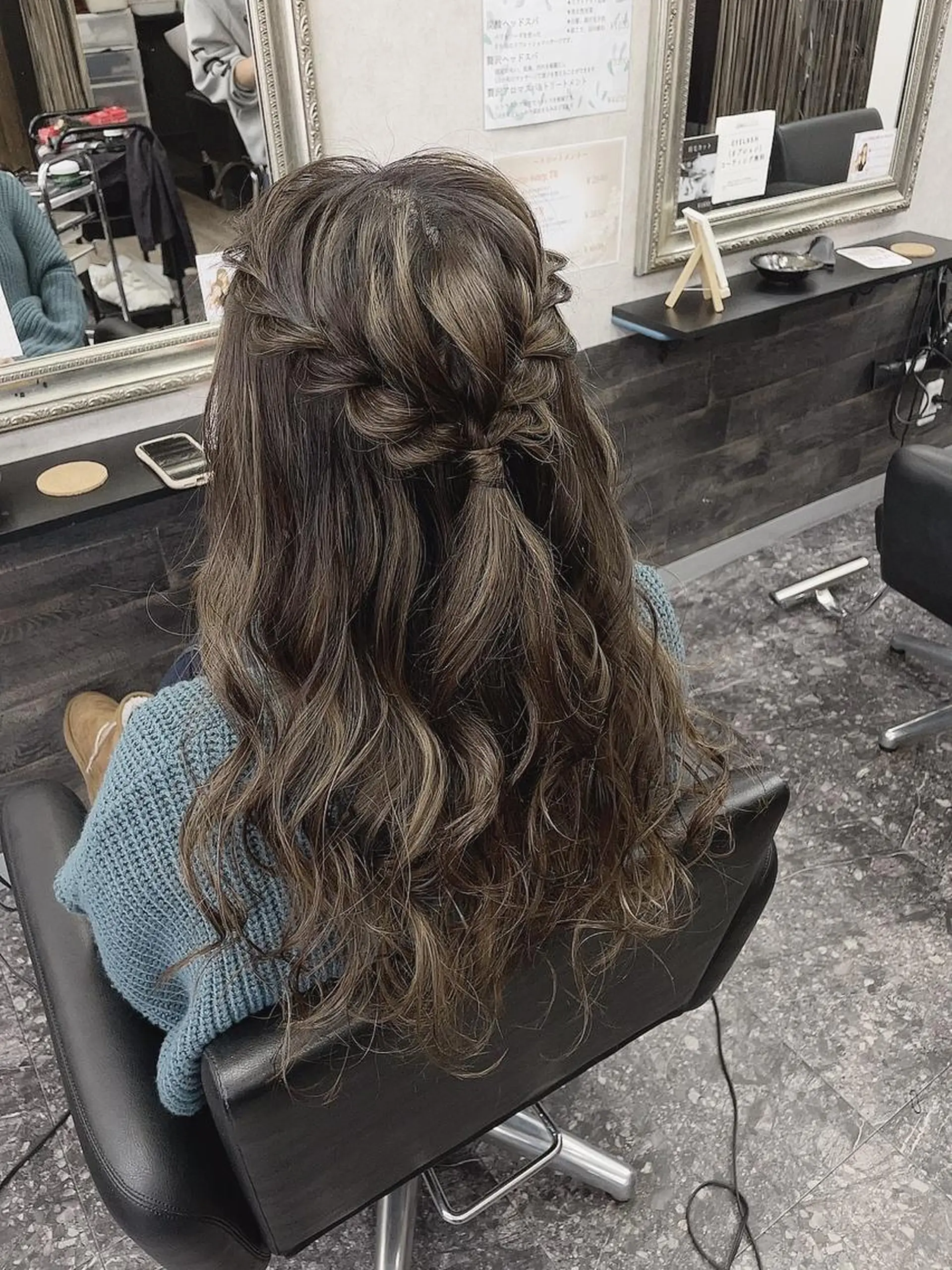 ロング ヘアアレンジ メンズ キッズ ネイル マツエク・マツパ アイブロウ N-plants 楓のヘアスタイル