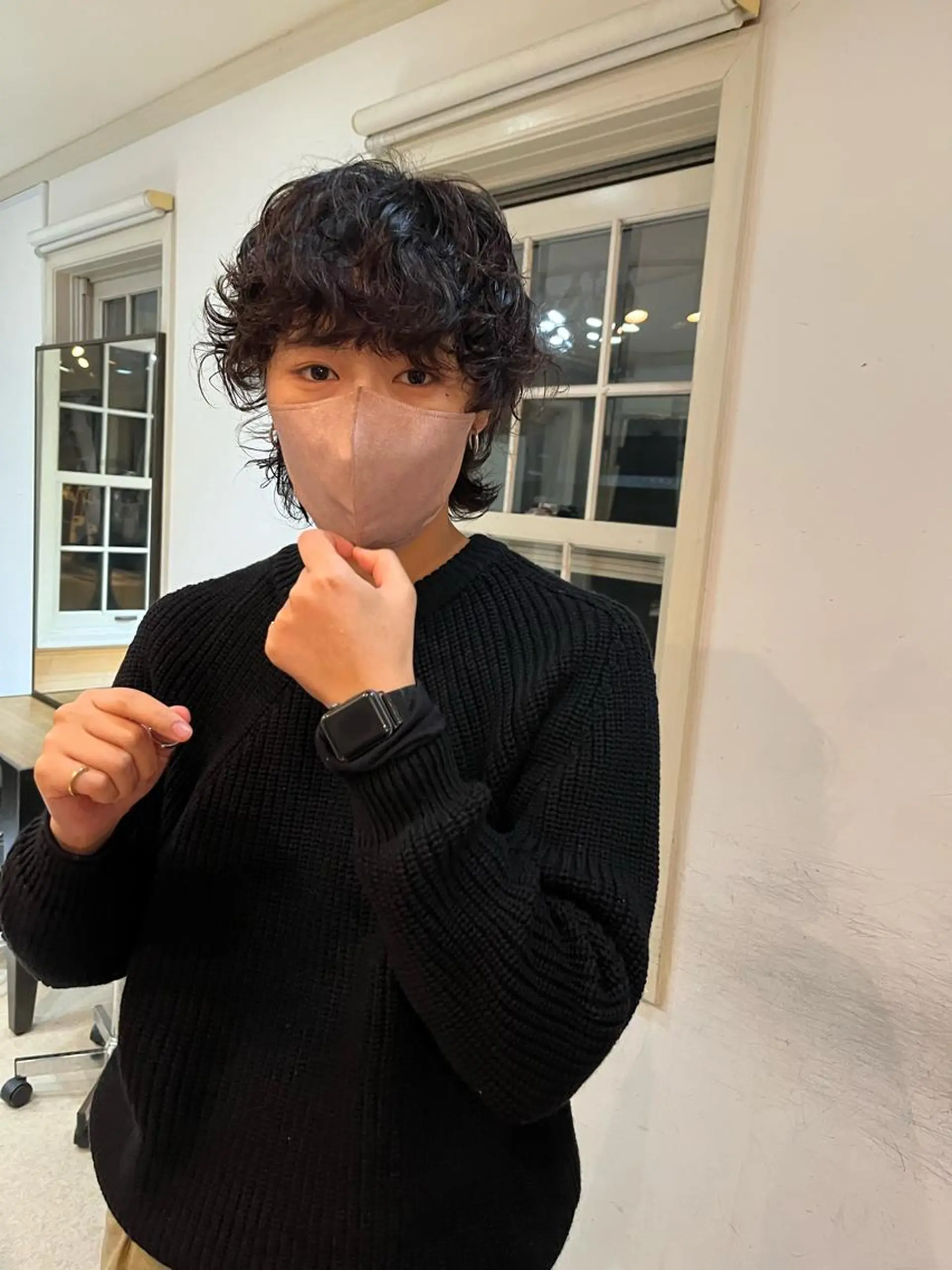 ショート パーマ メンズ カット パーマ NOUN所属・eri kinjoのヘアスタイル