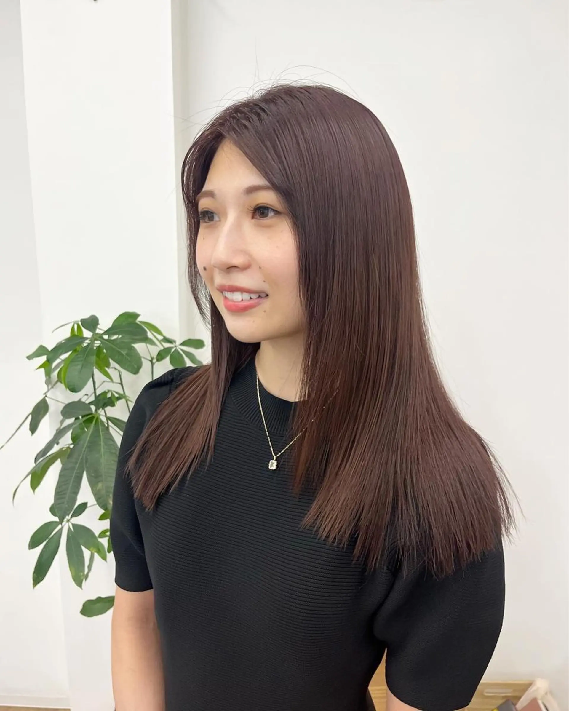 セミロング カラー ヘアアレンジ 成人式 結婚式・ブライダル ブラウンカラー ピンクカラー ピンクブラウン HIROKO / 透明感暖色カラー🎀のヘアスタイル
