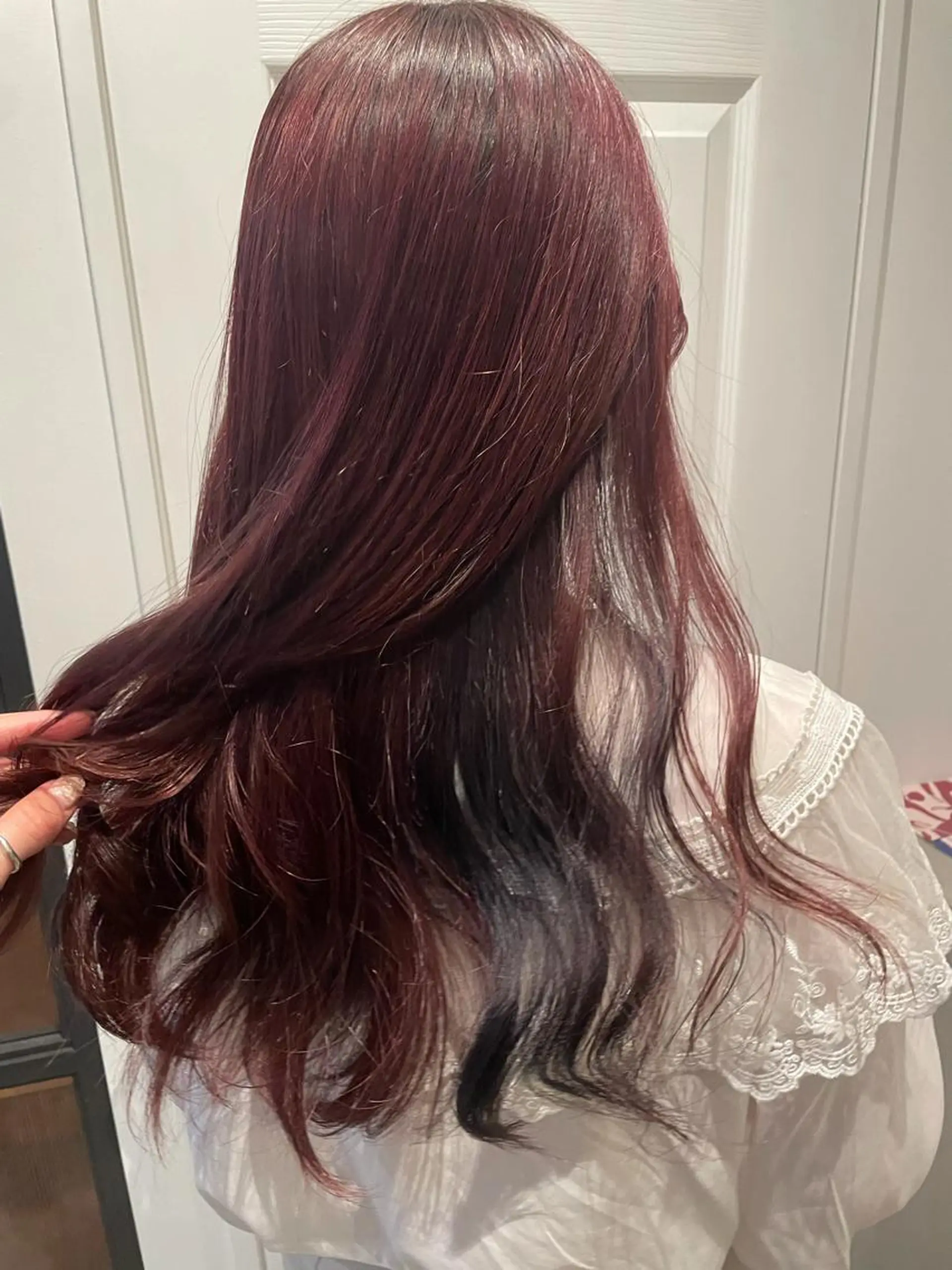 セミロング カラー ブリーチ インナーカラー ラベンダーカラー ピンクカラー シルバー カット ヘアカラー トリートメント 中目黒🌼 🌼ハナのヘアスタイル