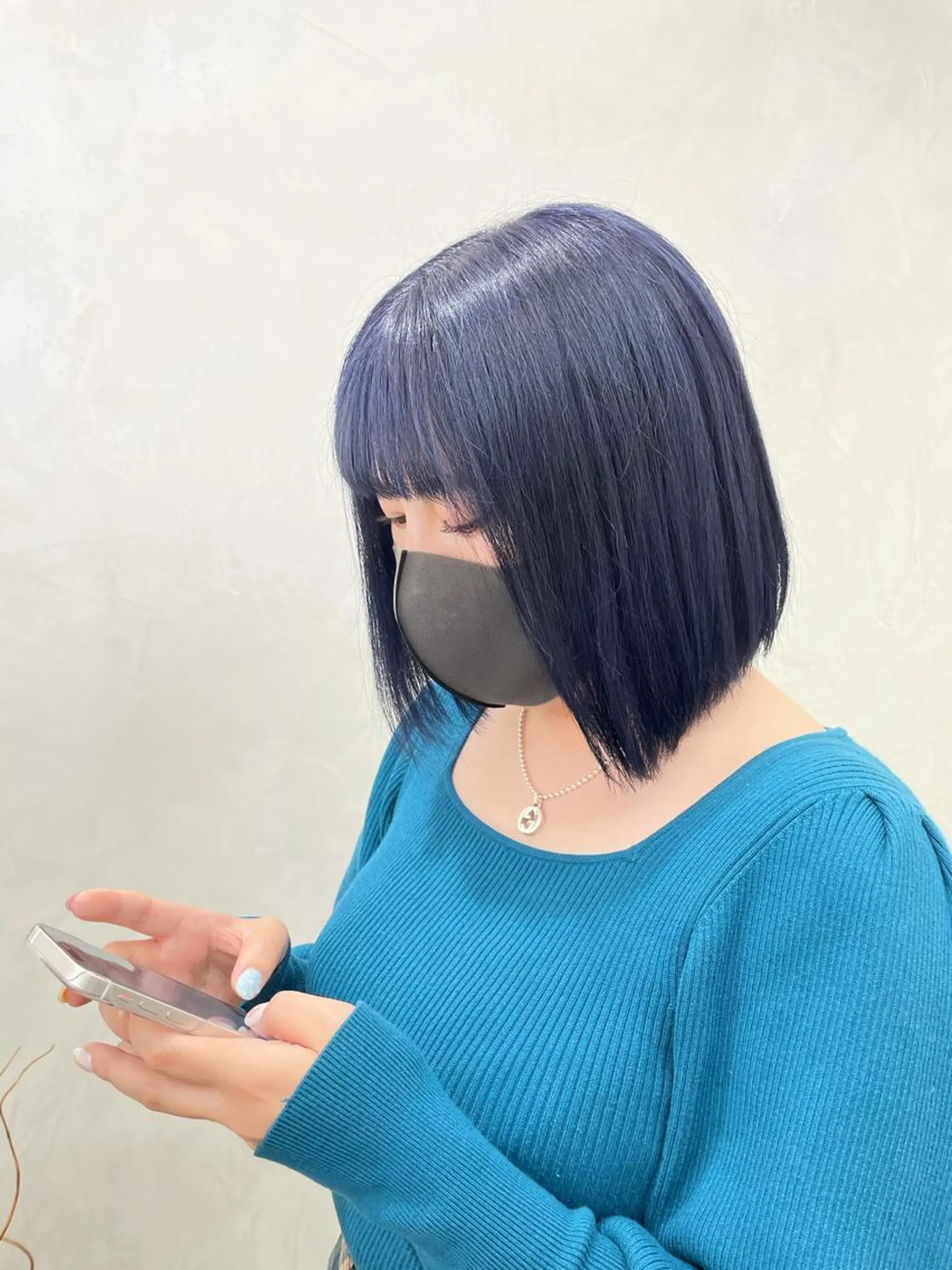 ミディアム カラー 飯塚 青空のヘアスタイル