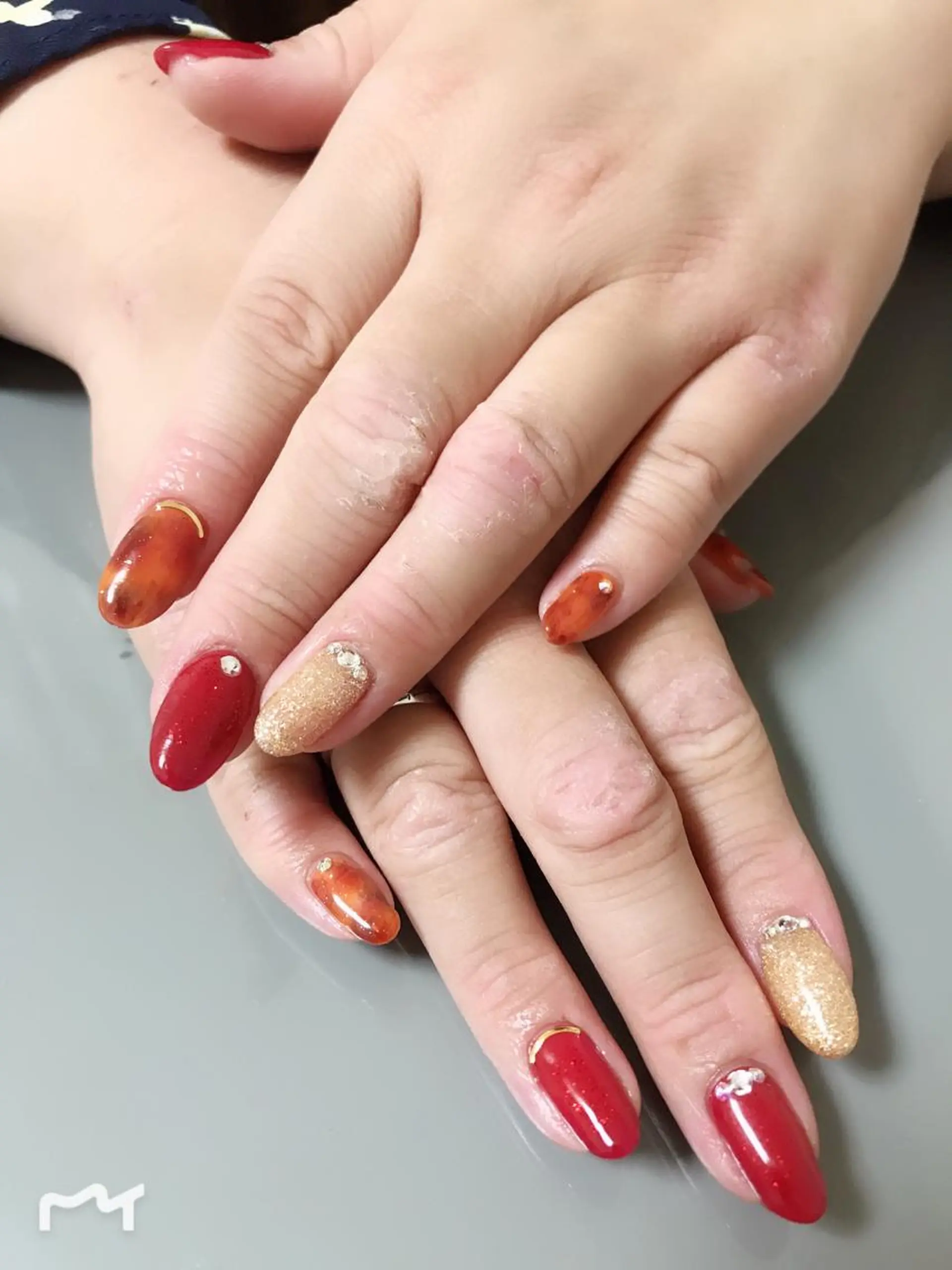 ネイル 長さ出し ハンドネイル Masuko Yasukaのネイルデザイン