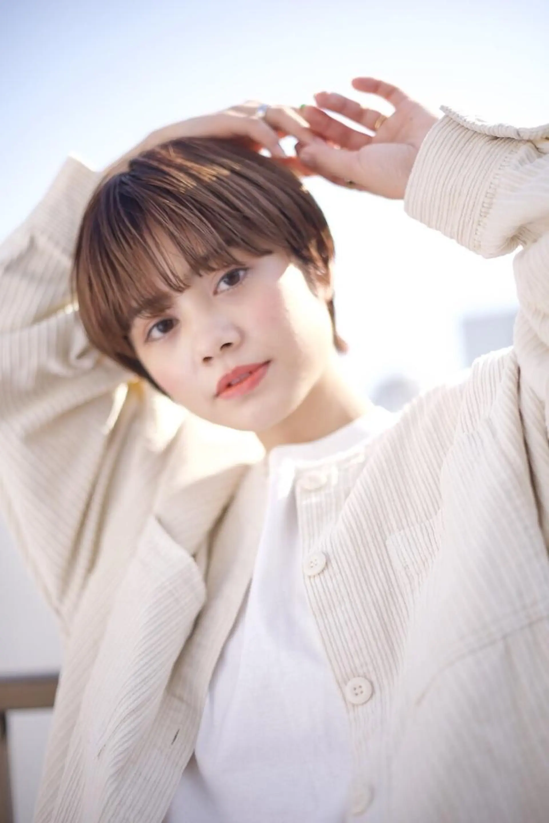 ショート ショートヘア カット ヘアカラー トリートメント 髪質改善×似合わせ カット/issaのヘアスタイル