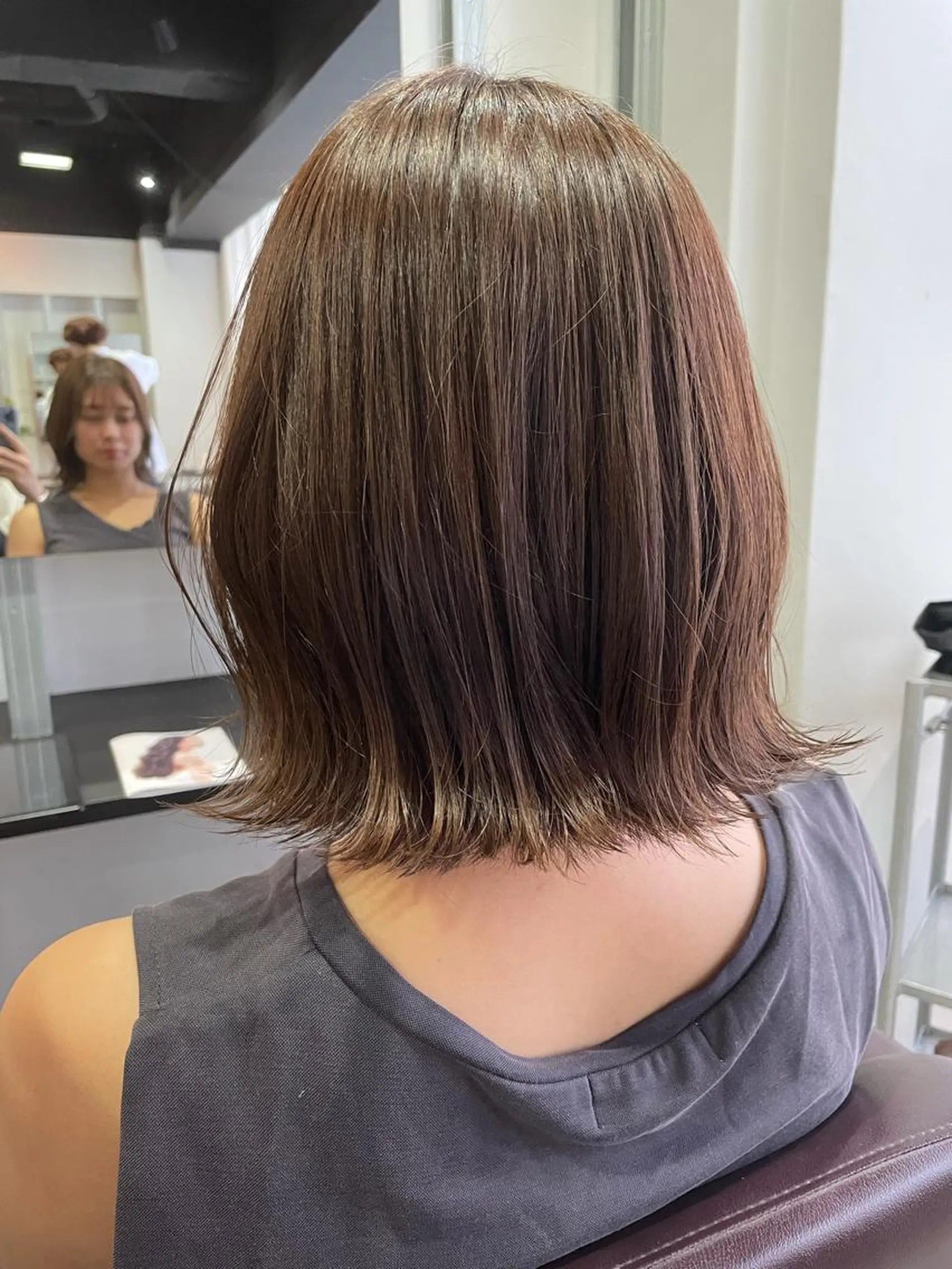 ミディアム 【レイヤーカット】 関根【コテ巻パーマ】のヘアスタイル