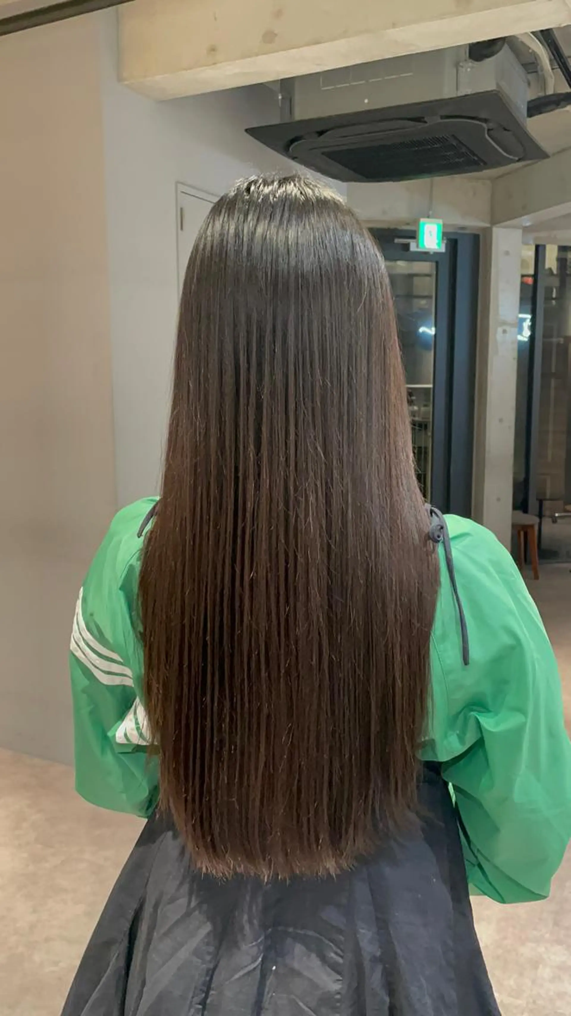 ロング 縮毛矯正 葉月/ボブ/ 透明感カラー／中目黒のヘアスタイル