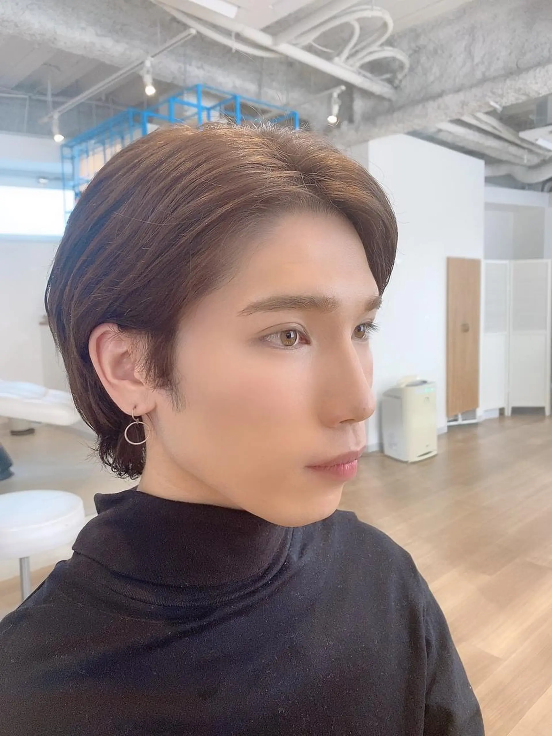 ショート メンズ Ate by little所属・青木 梢のヘアスタイル