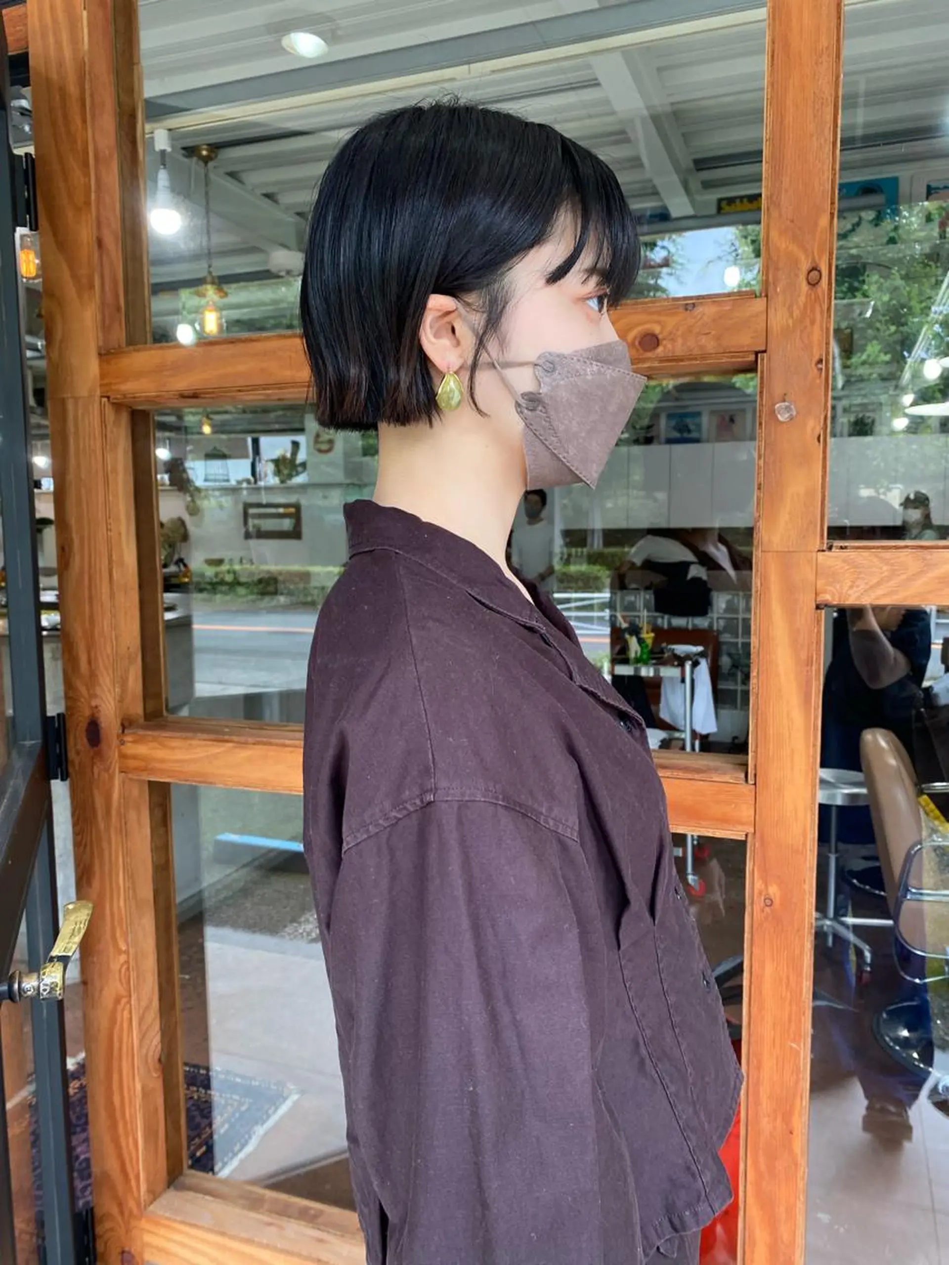 ショート ボブ 伸ばしかけ ショートヘア カット なぎ🌿.∘[ボブ, ニュアンスカラー]のヘアスタイル