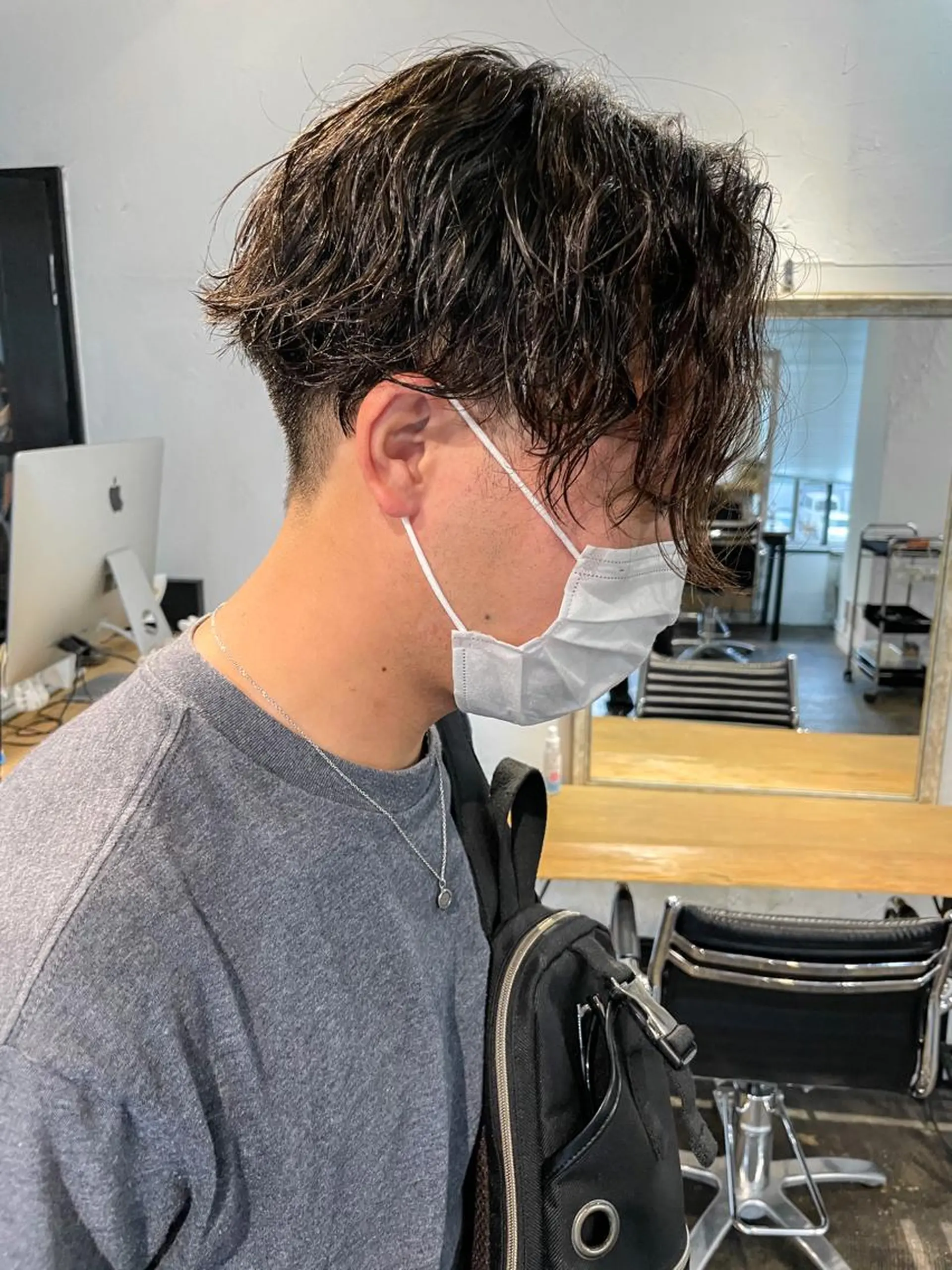 ショート パーマ メンズ カット パーマ warme所属・メンズパーマ メンズ特化ryoのヘアスタイル