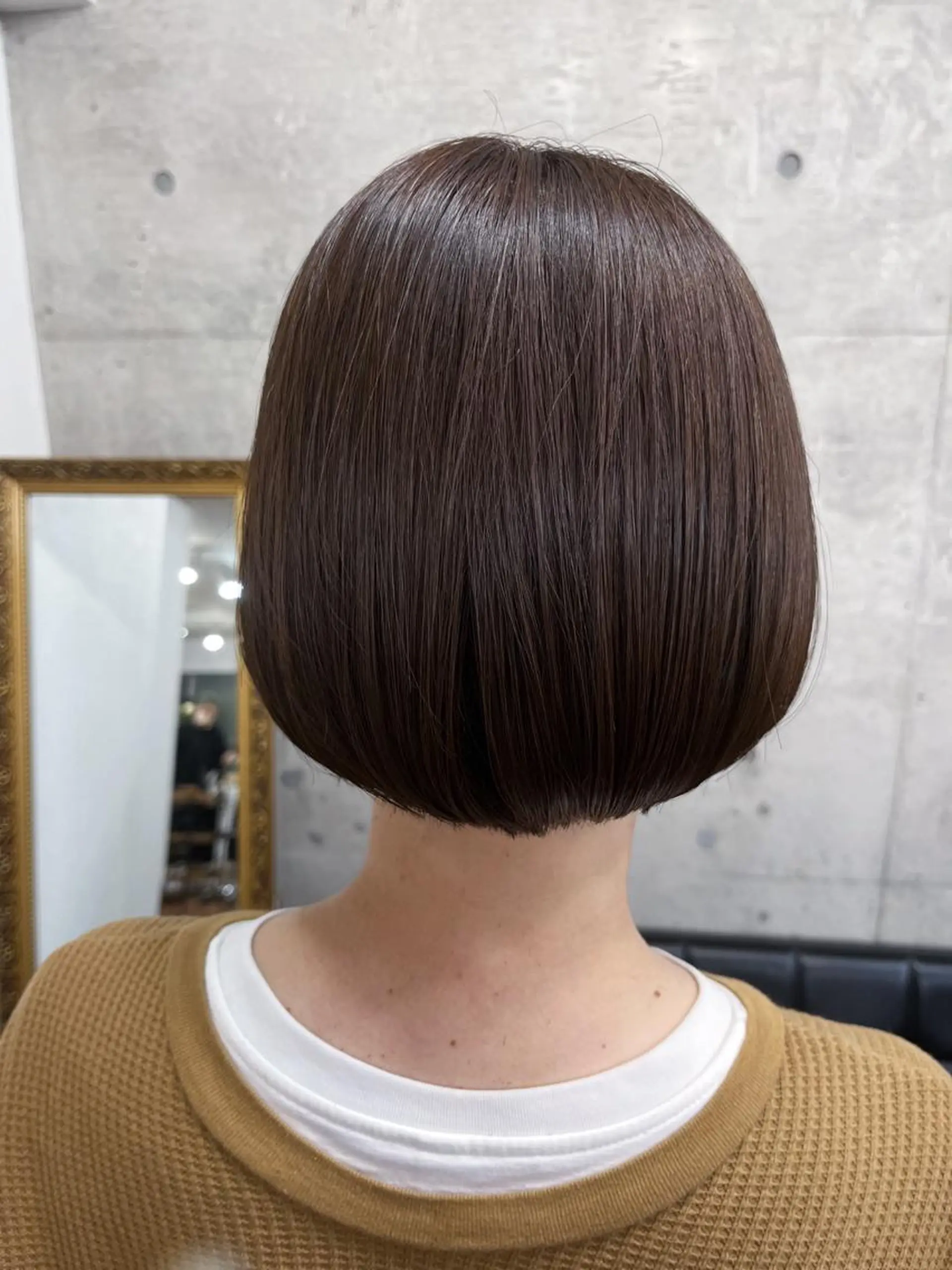 ショート カラー アッシュ ボブ カット MeL 横浜/ MIHOのヘアスタイル