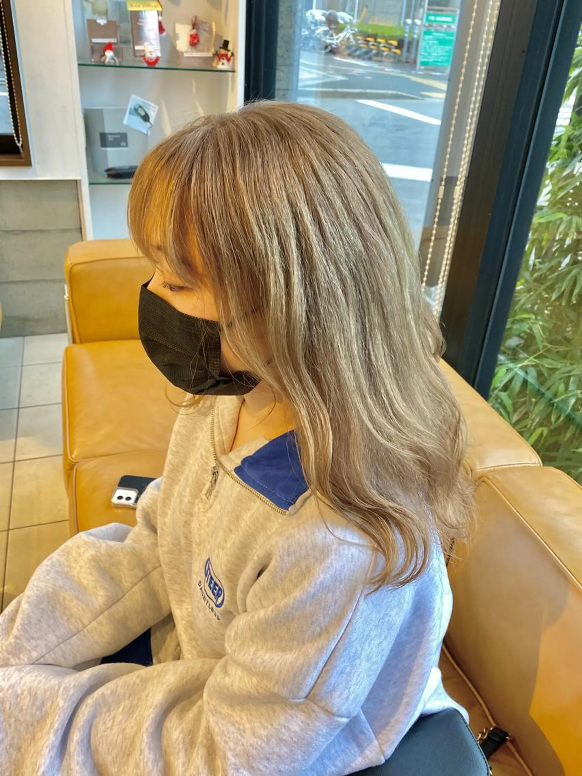 ミディアム カラー 山田勇真 ボブ/縮毛矯正/金山のヘアスタイル