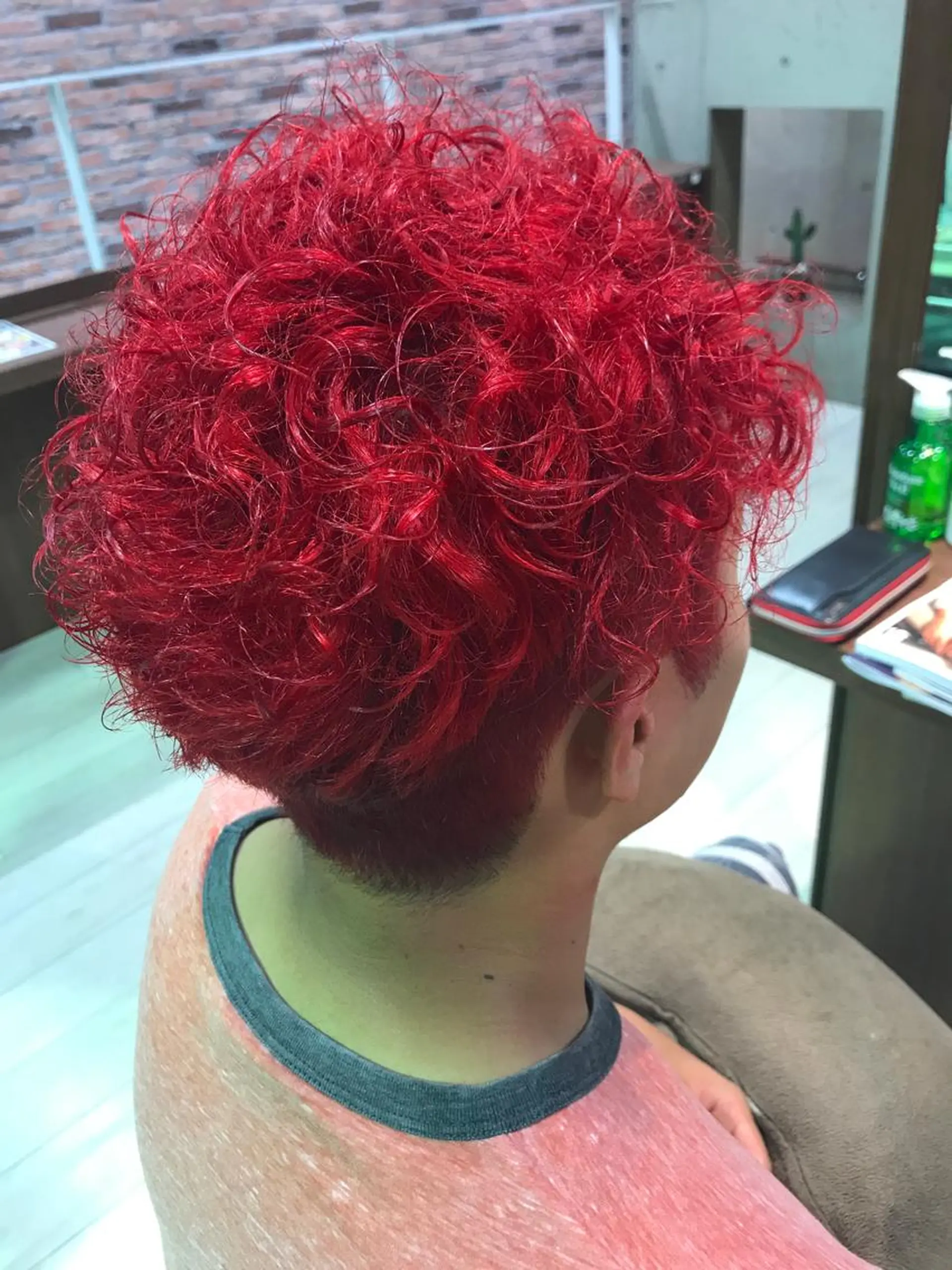 カラー メンズ 一ノ瀬 蘭のヘアスタイル