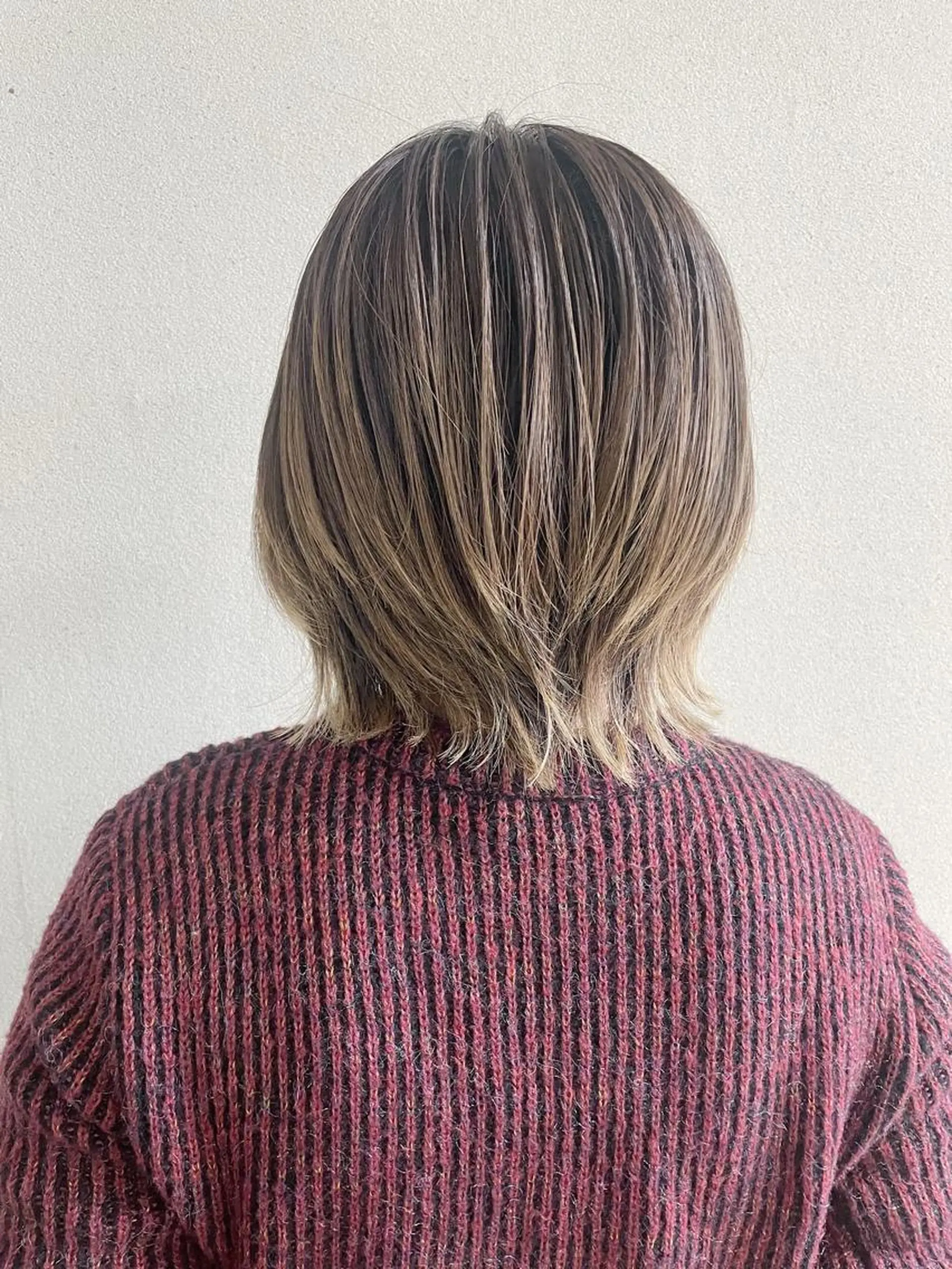 ミディアム カラー ケアブリーチ /髪質 改善/古橋圭史郎のヘアスタイル