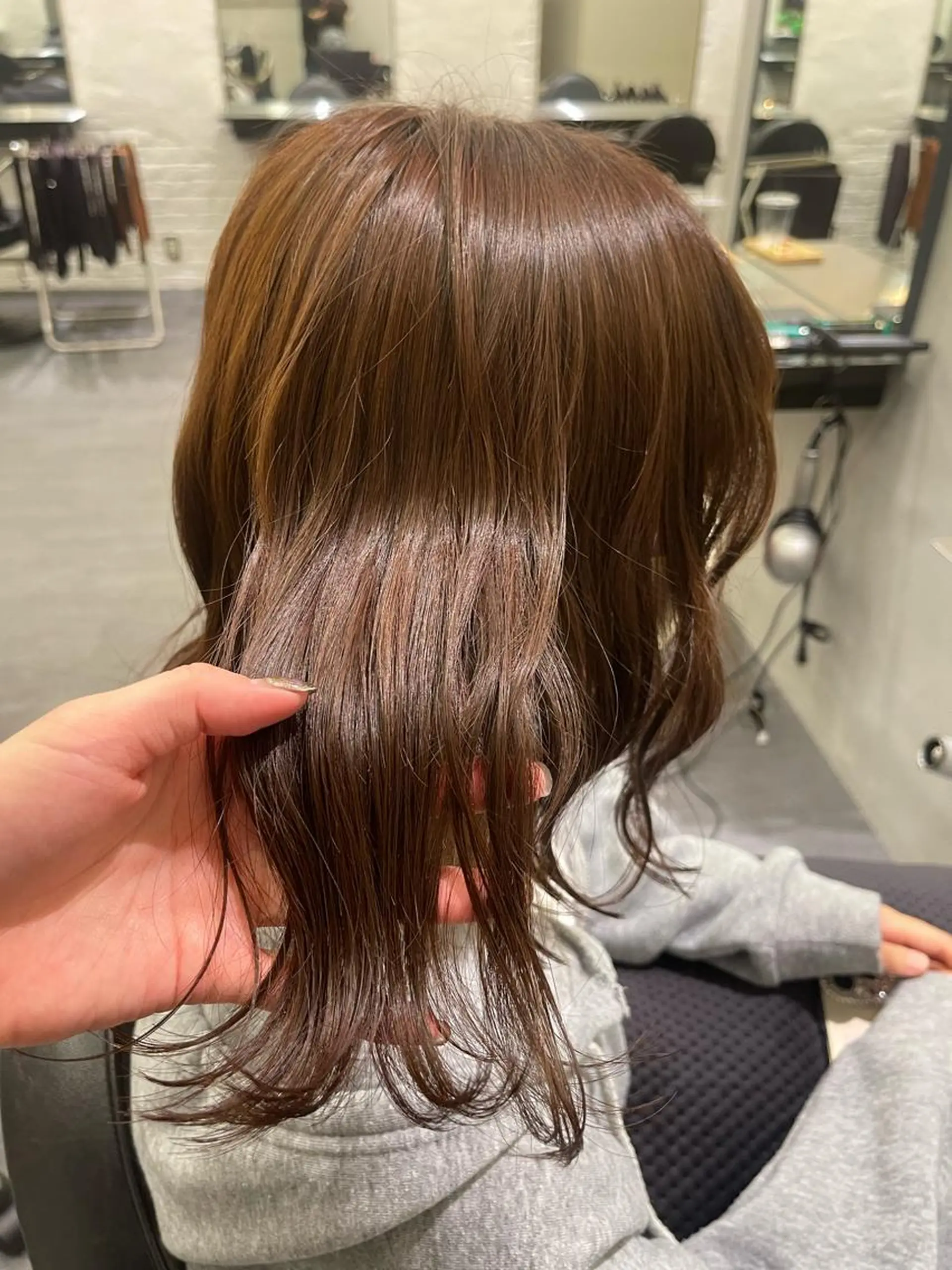 ミディアム カラー ヘアアレンジ esse所属・阪倉 美玲のヘアスタイル