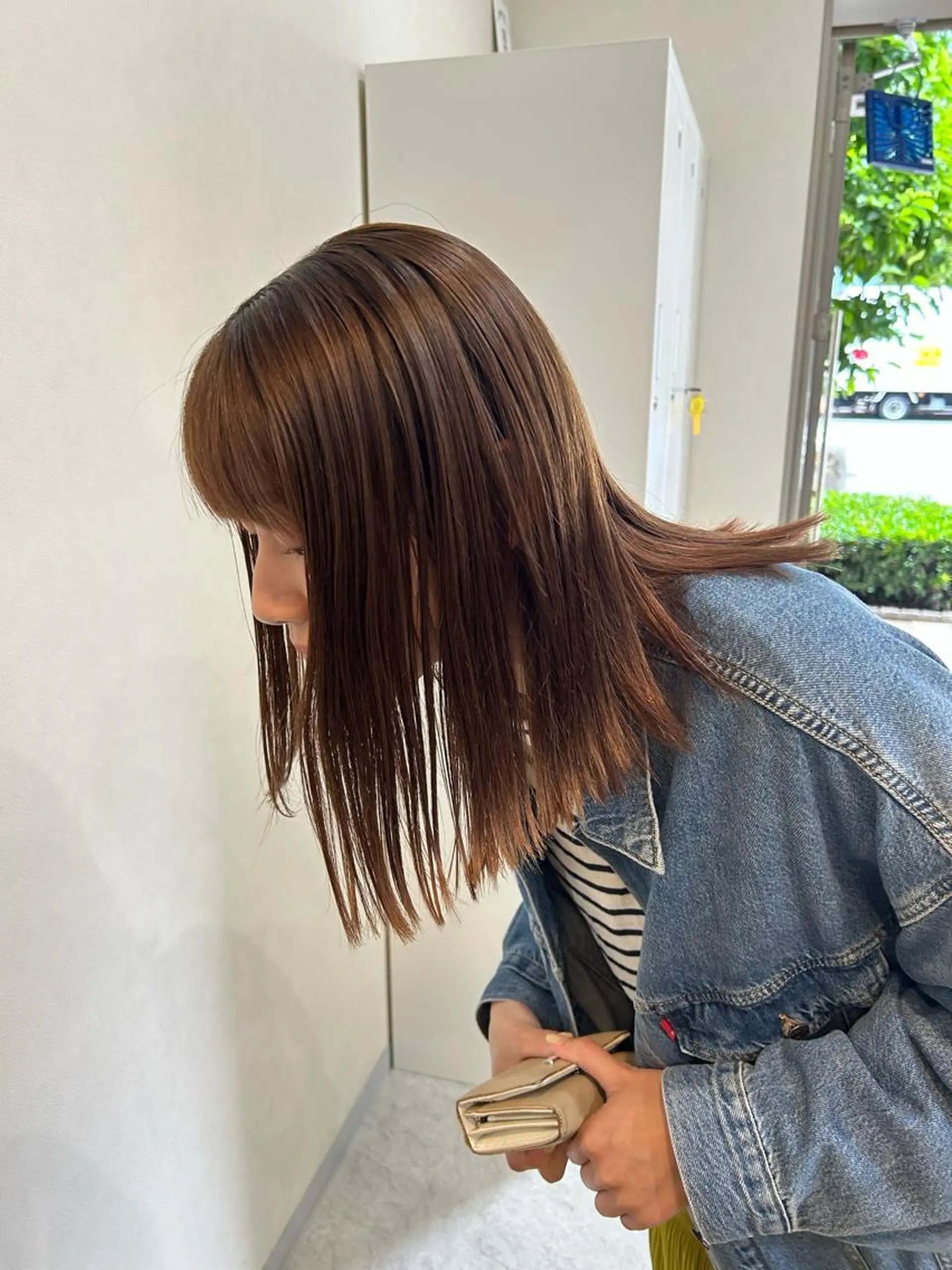 セミロング カット トリートメント ボブ/透明感カラー 🧸YUI❤️のヘアスタイル