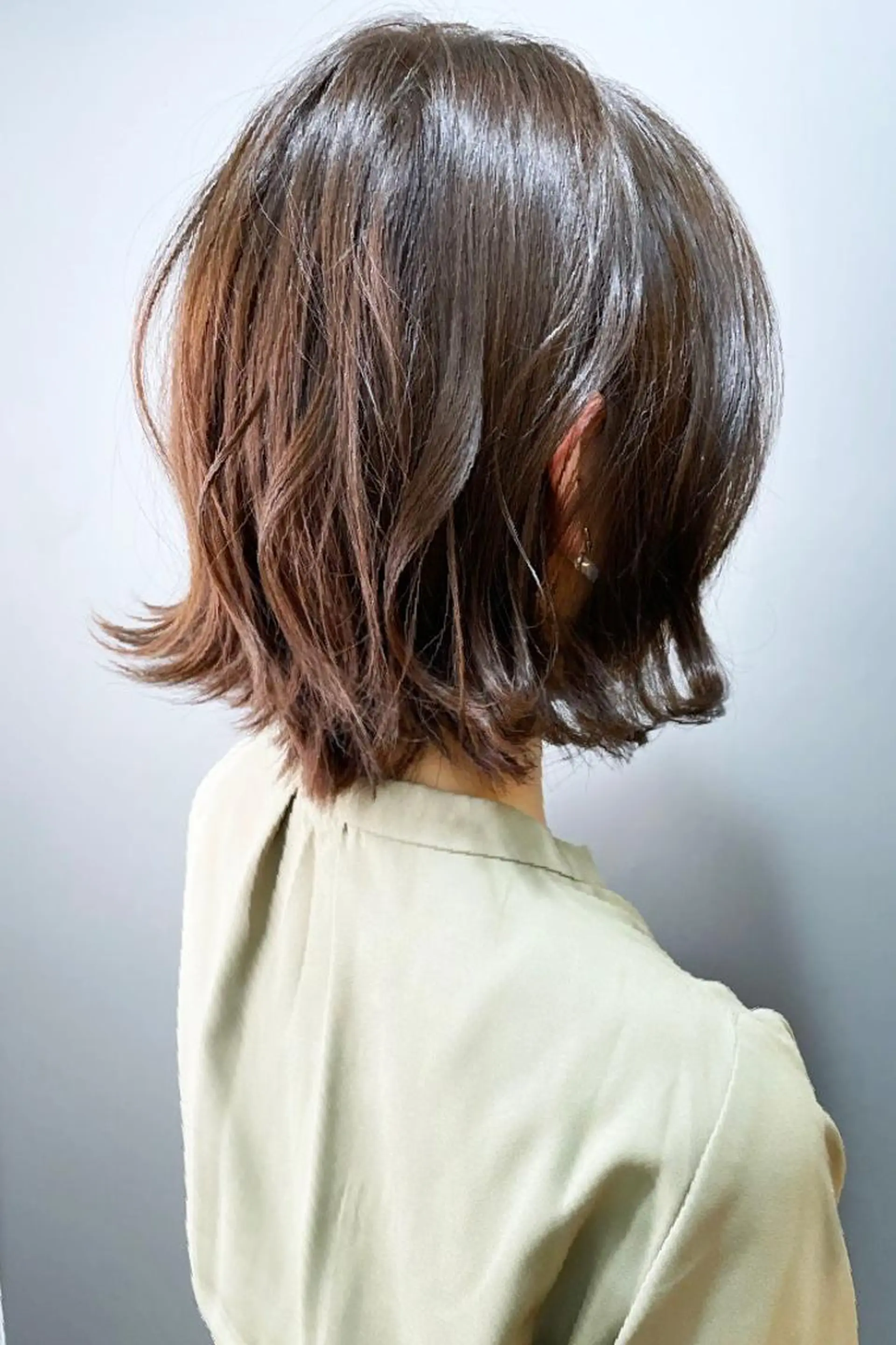 ミディアム ショートボブ ボブ 似合わせカット Repos SENDAI所属・⭐️バッサリカット モデル募集⭐️佐野のヘアスタイル