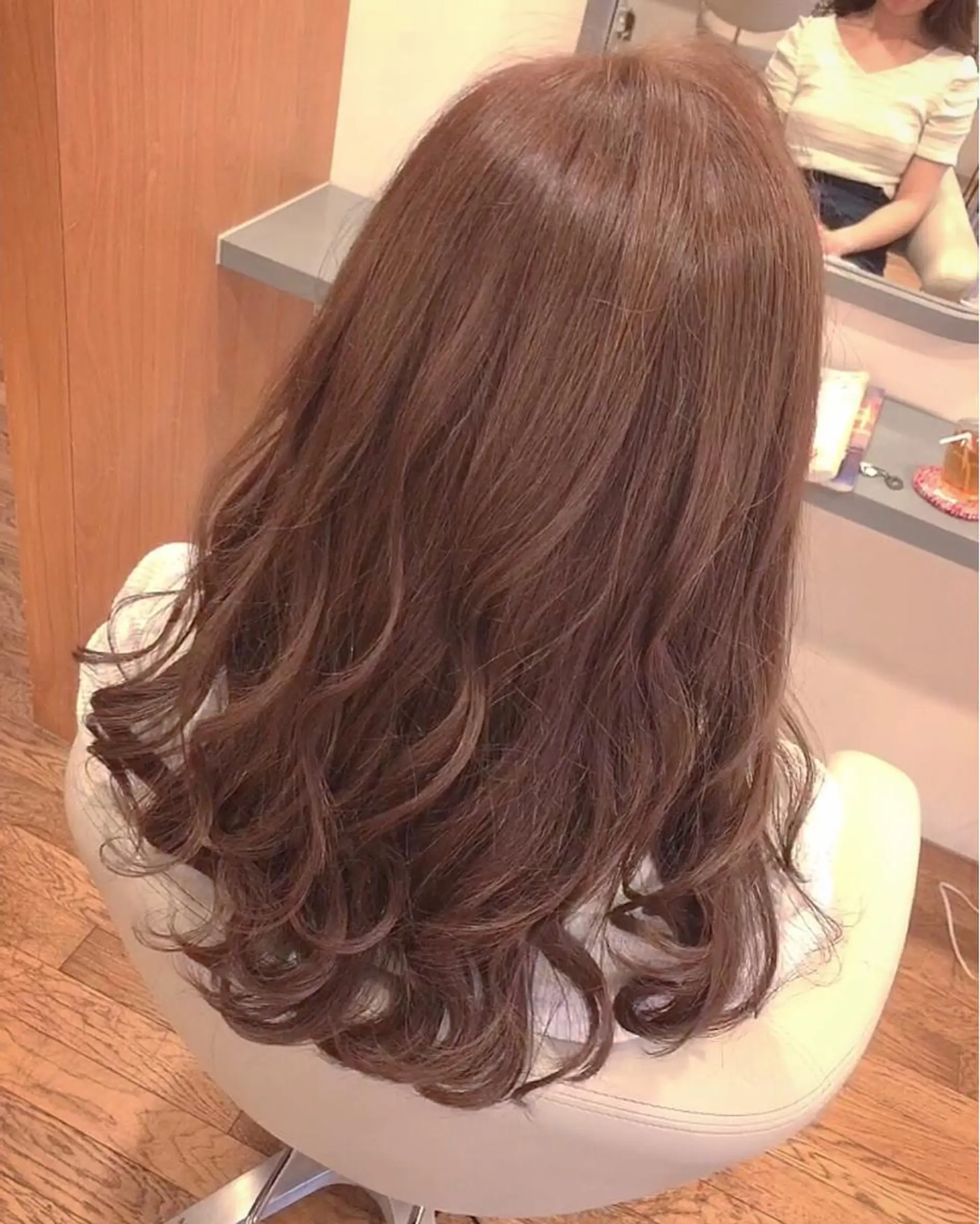 ロング カラー 永井 亜実のヘアスタイル