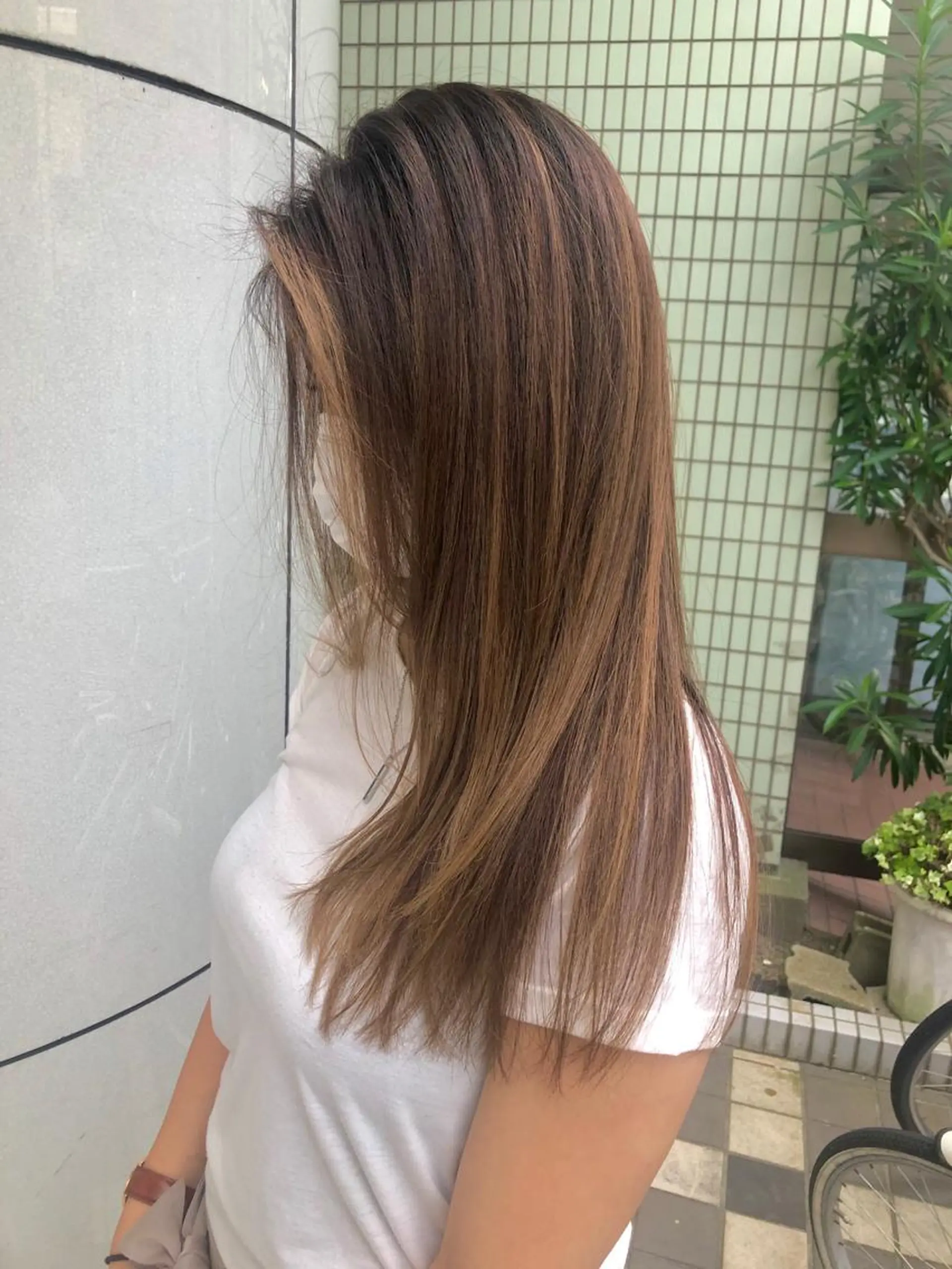 ロング カラー 千葉 洋平のヘアスタイル