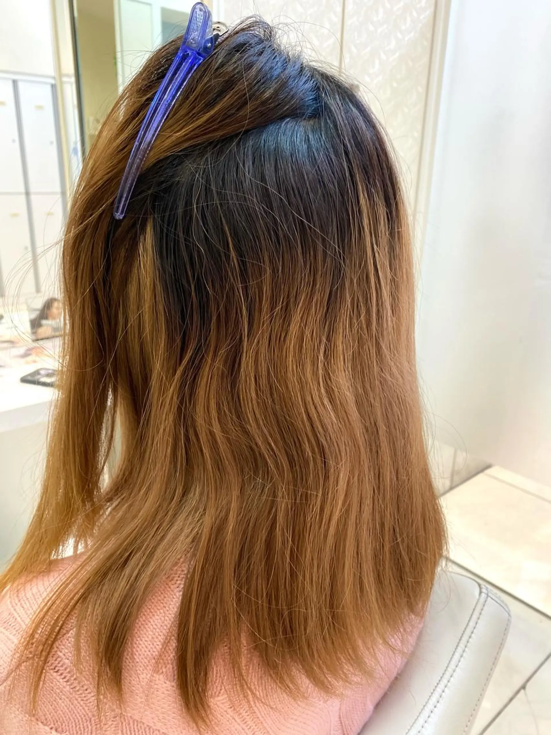 セミロング カット 縮毛矯正 💎髪質改善/縮毛矯 正特化💎鈴木一寿のヘアスタイル