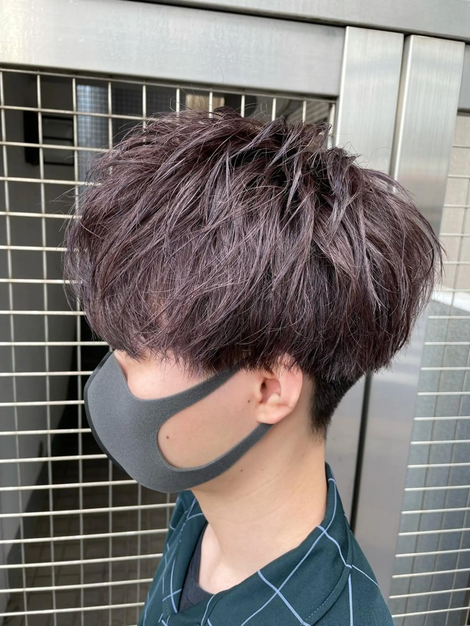 ショート カラー メンズ 【メンズ縮毛矯正】 田中秀斗のヘアスタイル