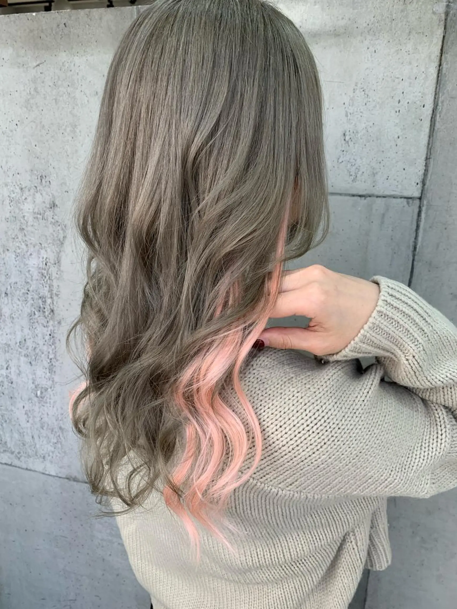 セミロング カラー シールエクステ ダブルカラー エクステ Little_okinawa所属・Mikuri 【Little】のヘアスタイル